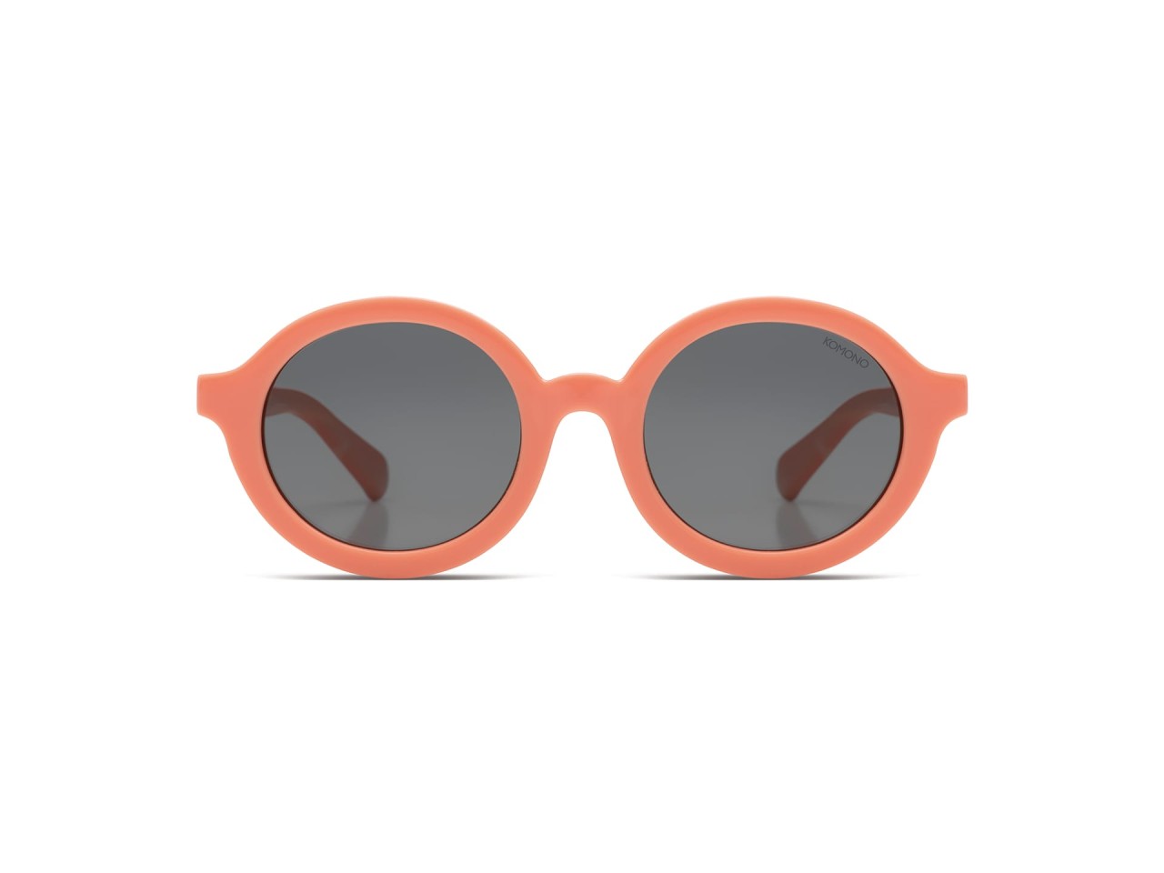 Artenschutz sunglasses, runde Brille, rosa/orange, graue Gläser, Kunststoffrahmen