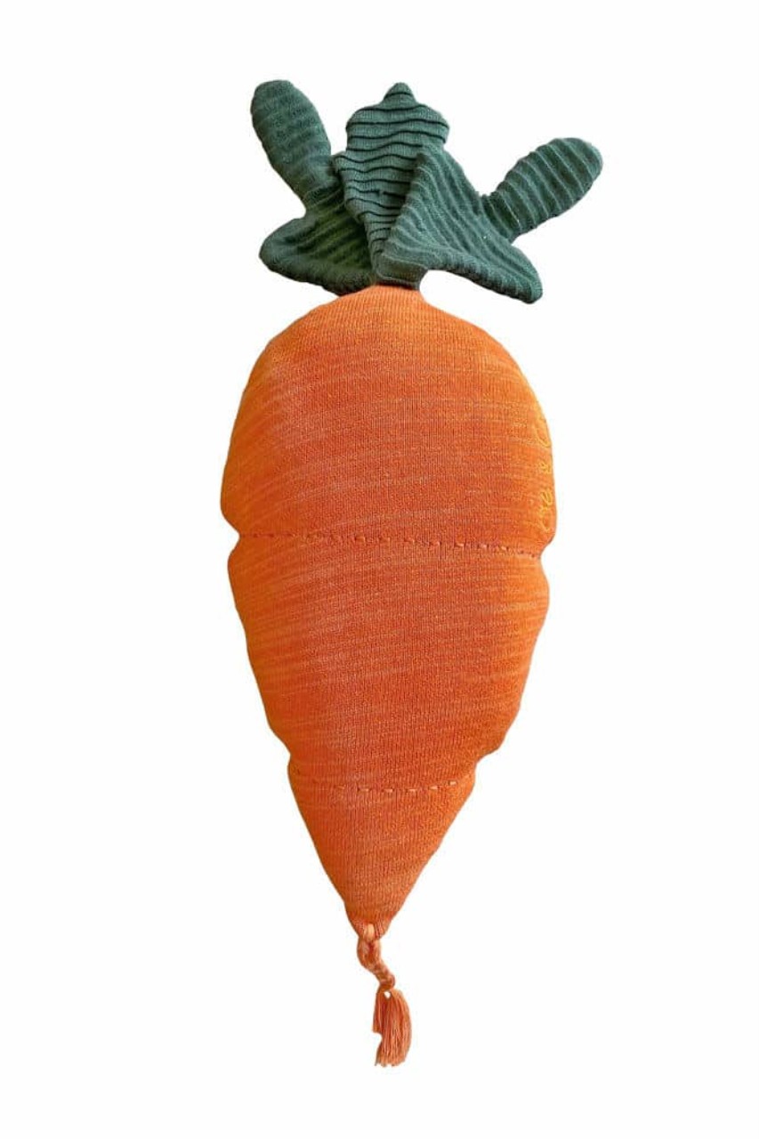 Plüschtier, Karotte, Kuscheltier, Gemusterte Karotte, Orangene Farbe