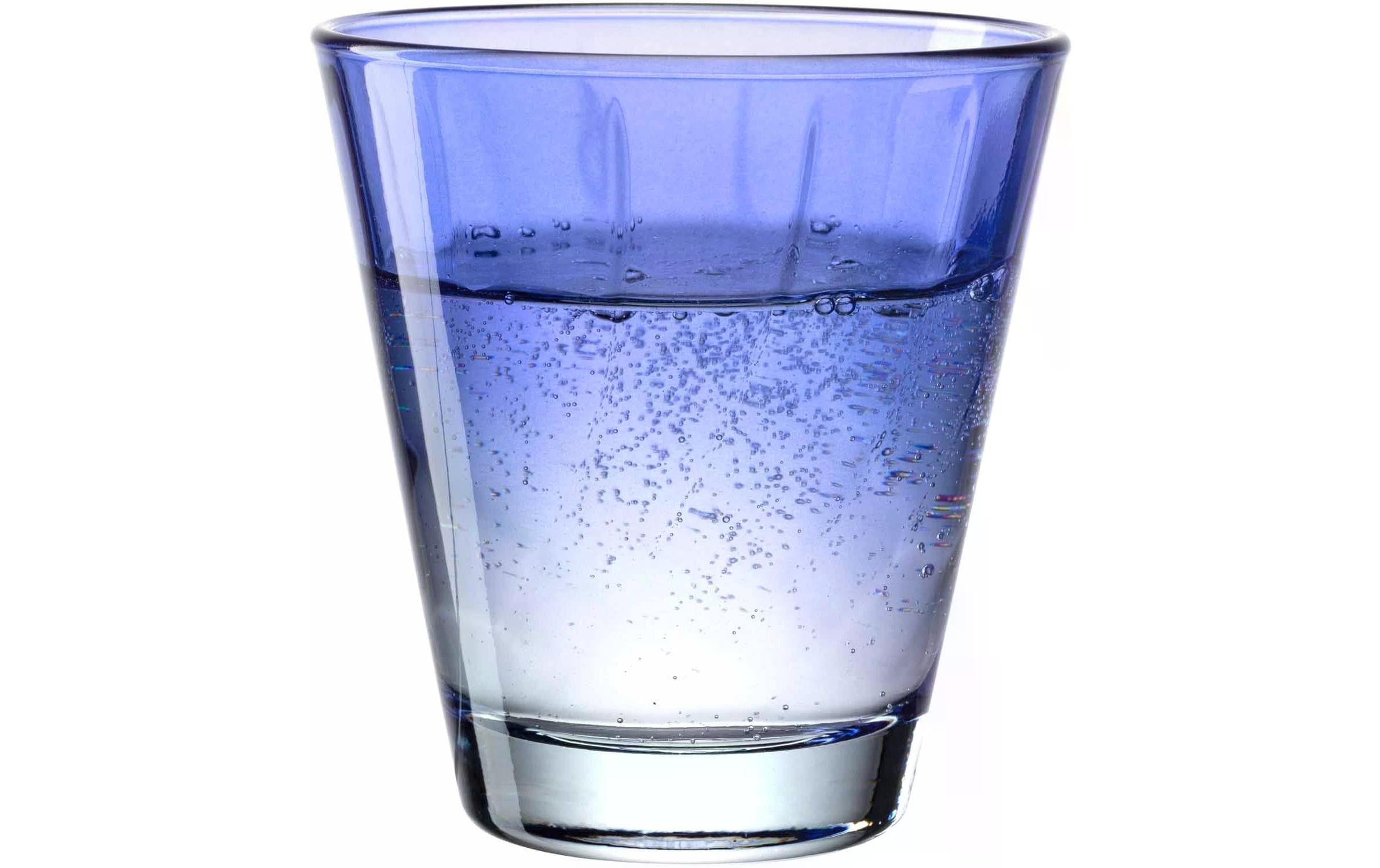 Leonardo Trinkglas Twist, 215ml blau