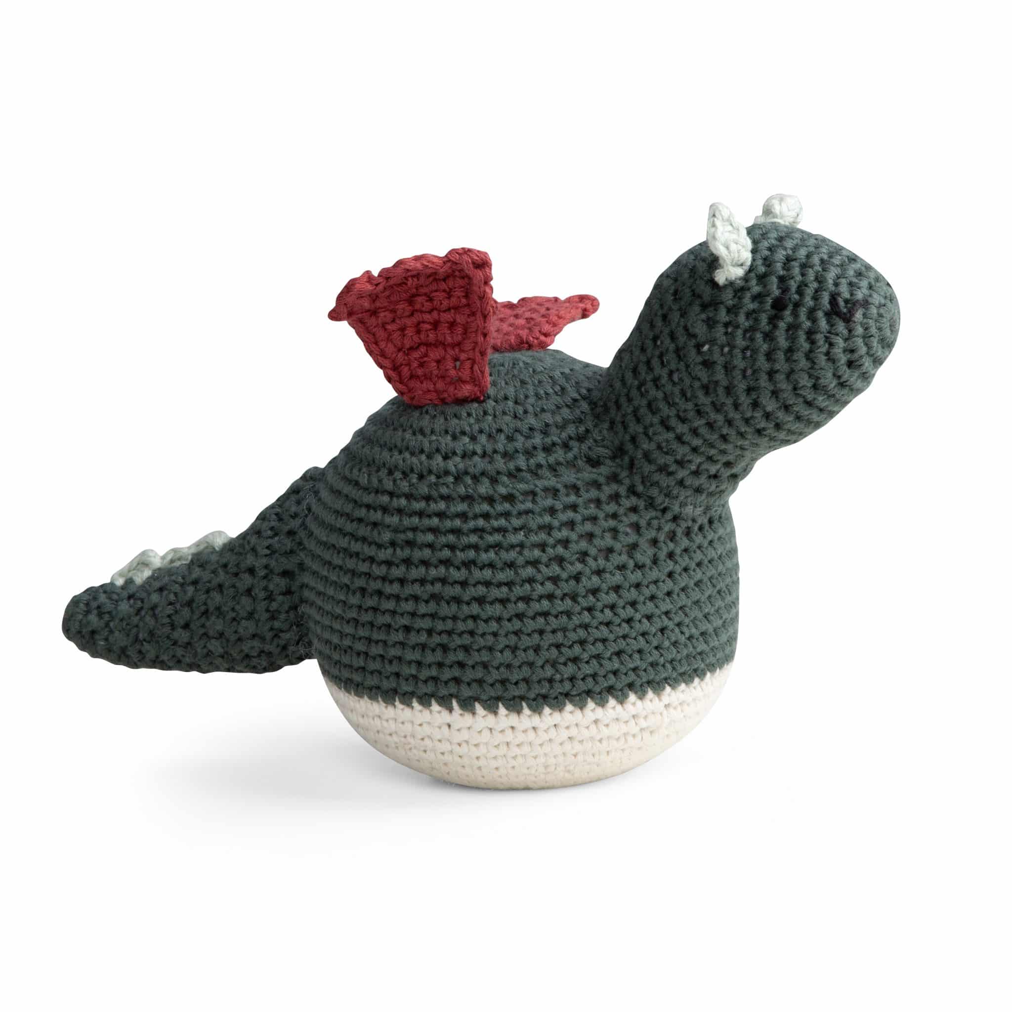 Häkel-Stehaufmännchen, Drache Häkel-Stehaufmännchen, Drache