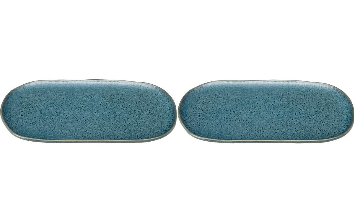 Leonardo Servierplatte Matera 32x18cm blau