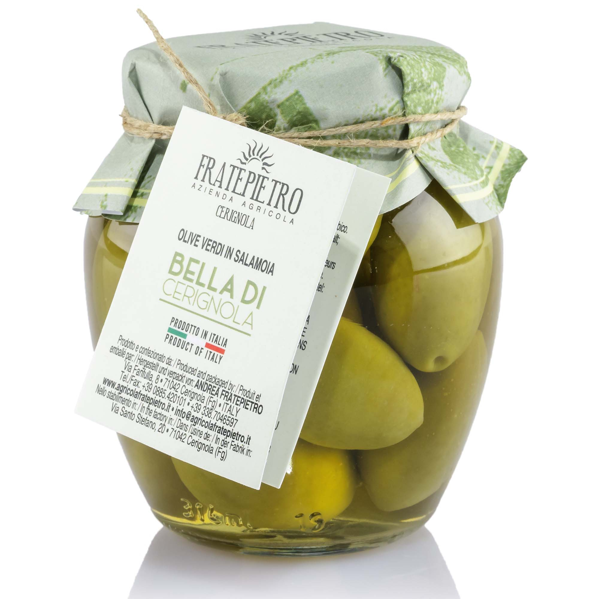 Olive Bella di Cerignola GG, im Glas 314ml