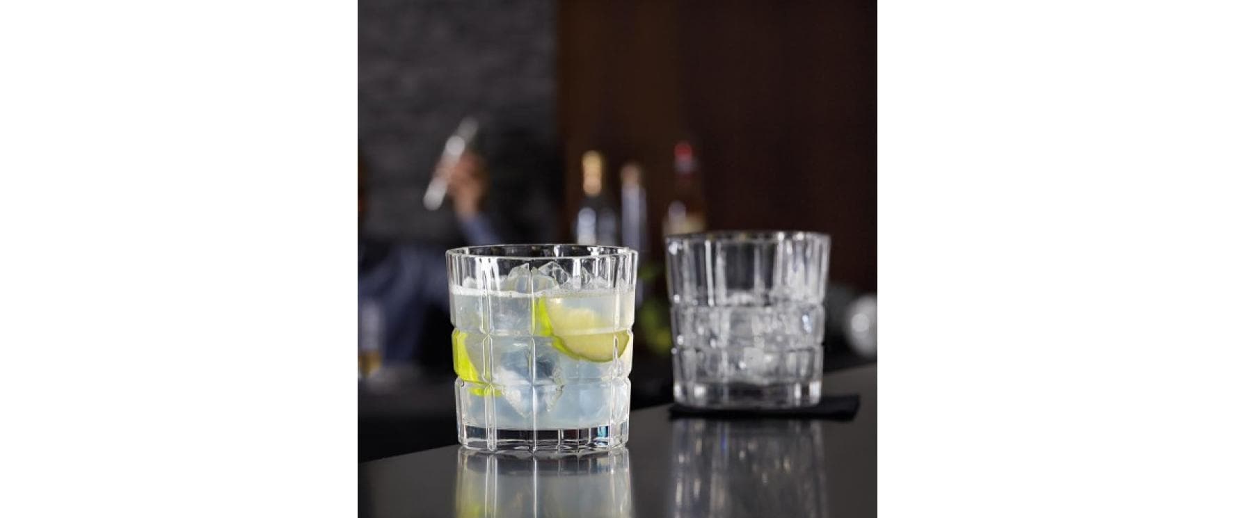 Leonardo Whiskybecher 2er Set+ 8 Eiswürfeln