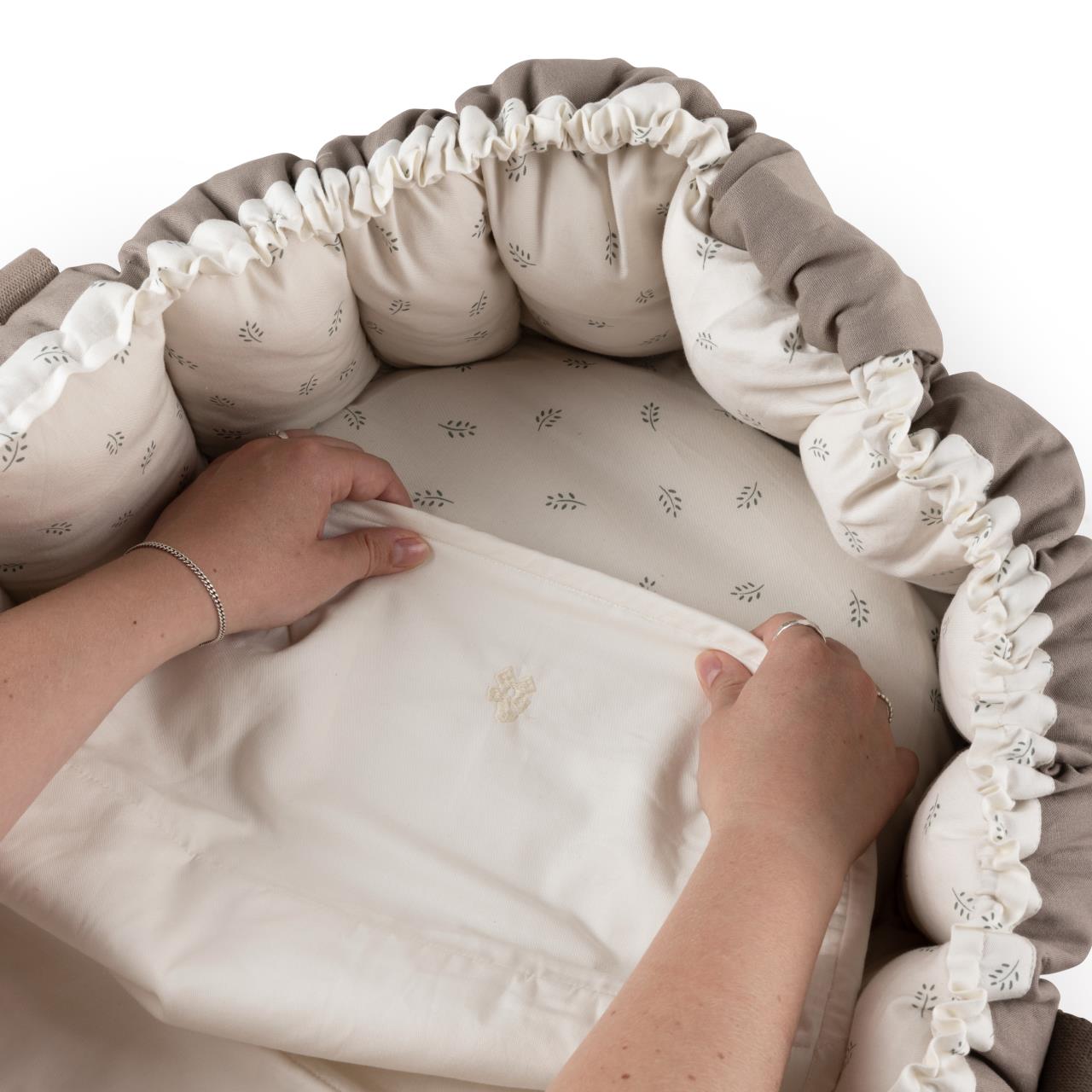 Bettnässe-Bezug für das Babynestchen