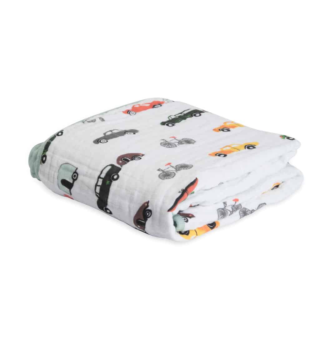 Cotton Muslin Quilt - Traffic Jam