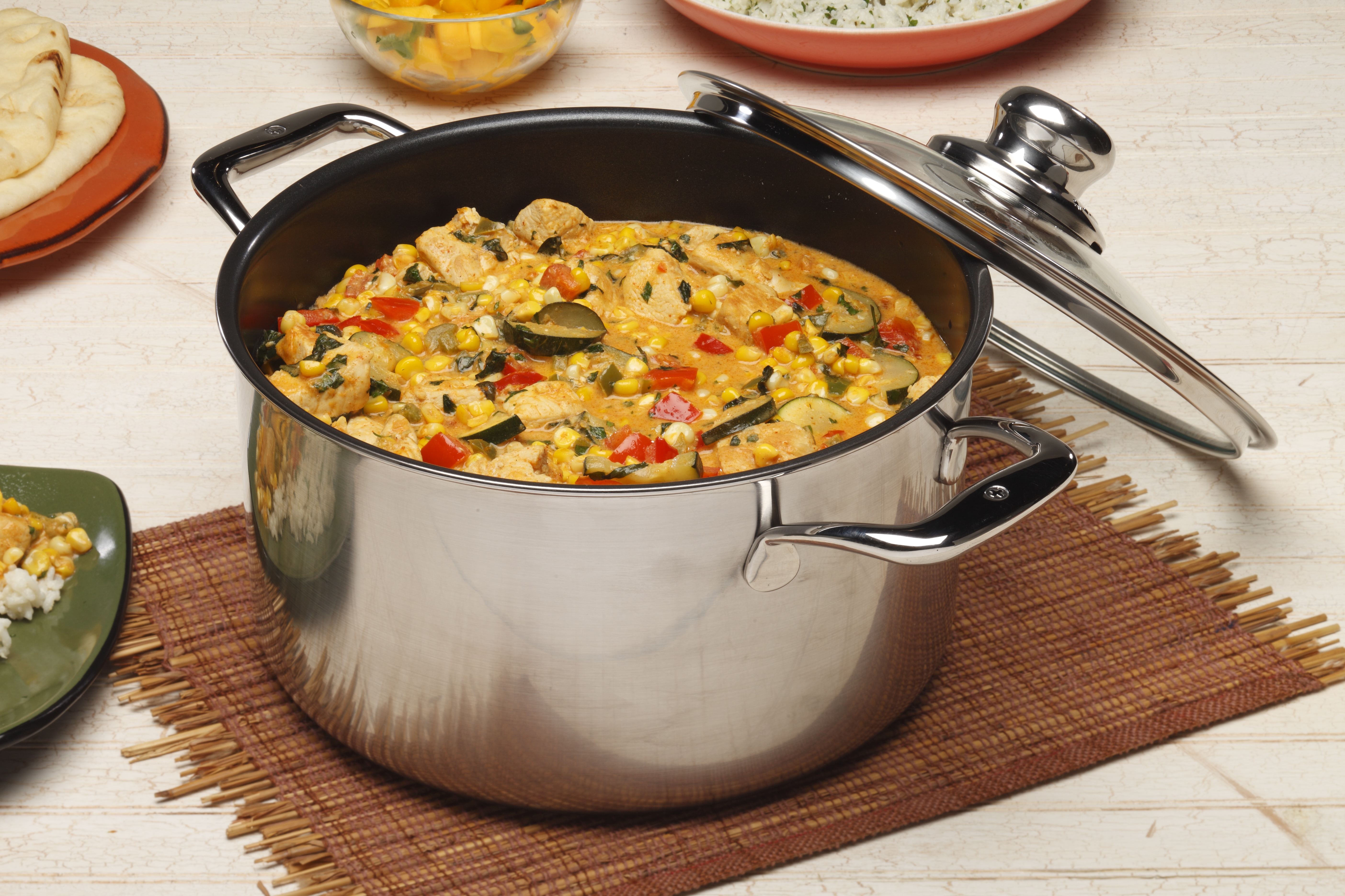 XD Nonstick Clad Induktion - Inox Kochtopf mit Deckel Ø 24cm