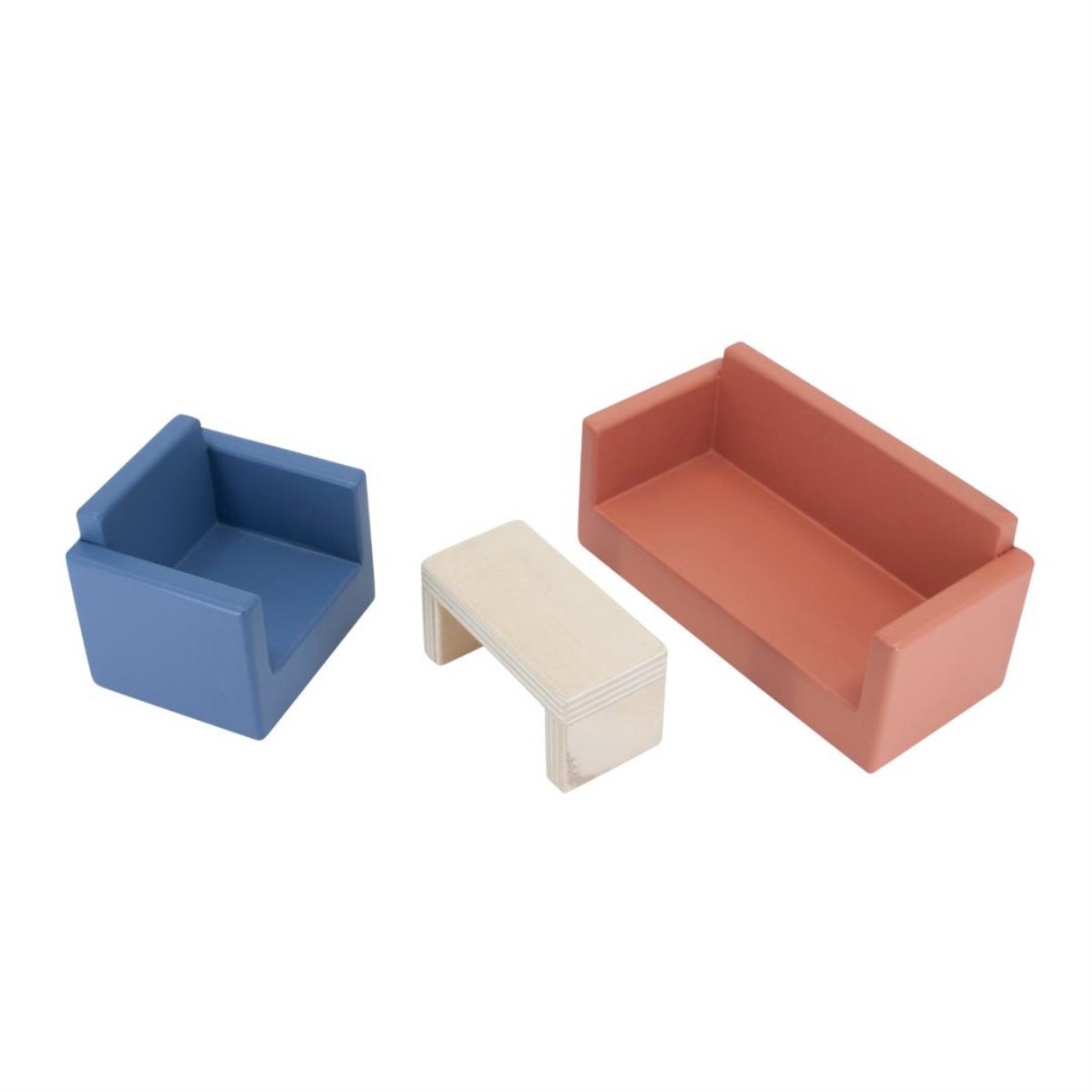 Mini-Sofa, Sessel, Tisch, Bank, Möbel