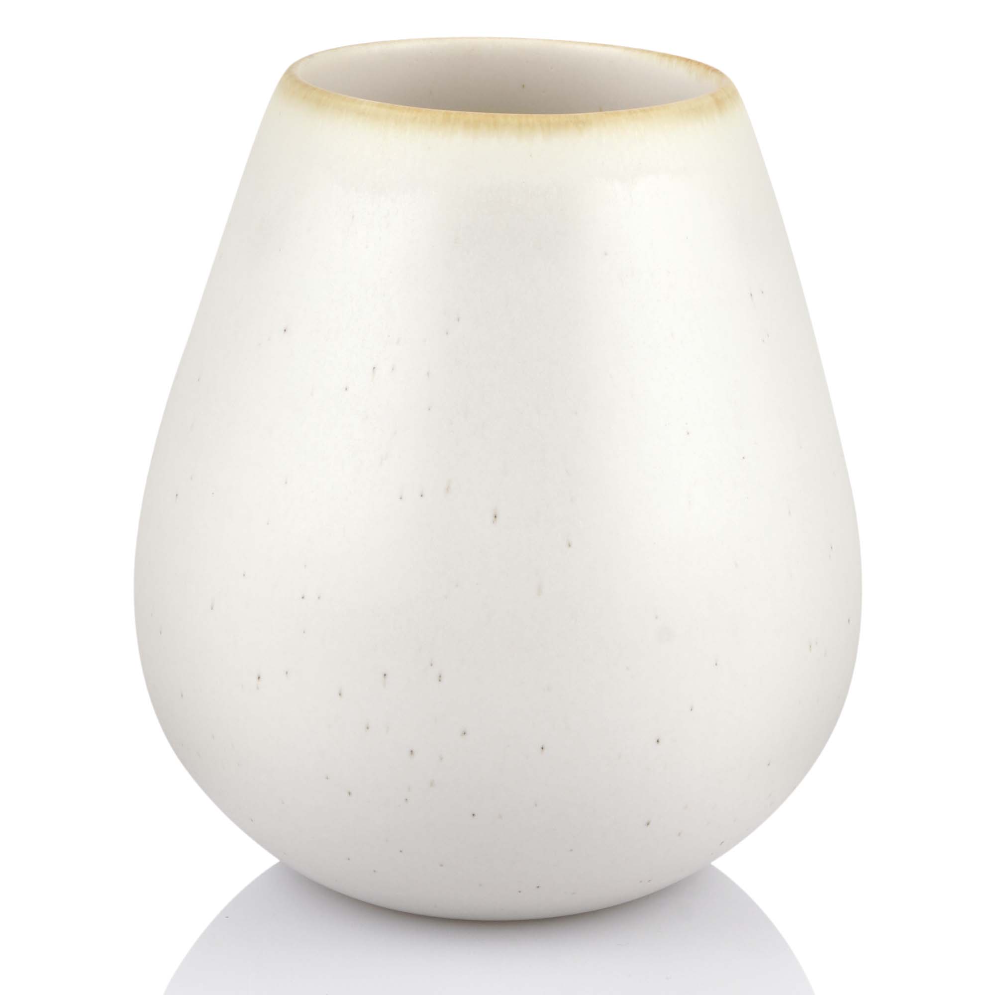 Keramik Vase soft shell, 18cm