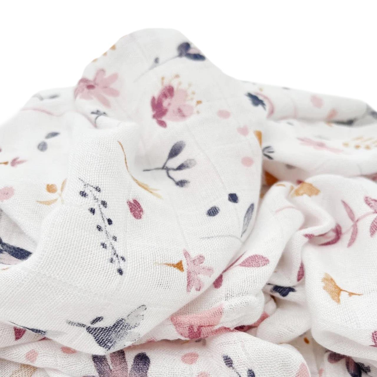 Baumwoll-Muslin Swaddle, Fairy Gardens Decke