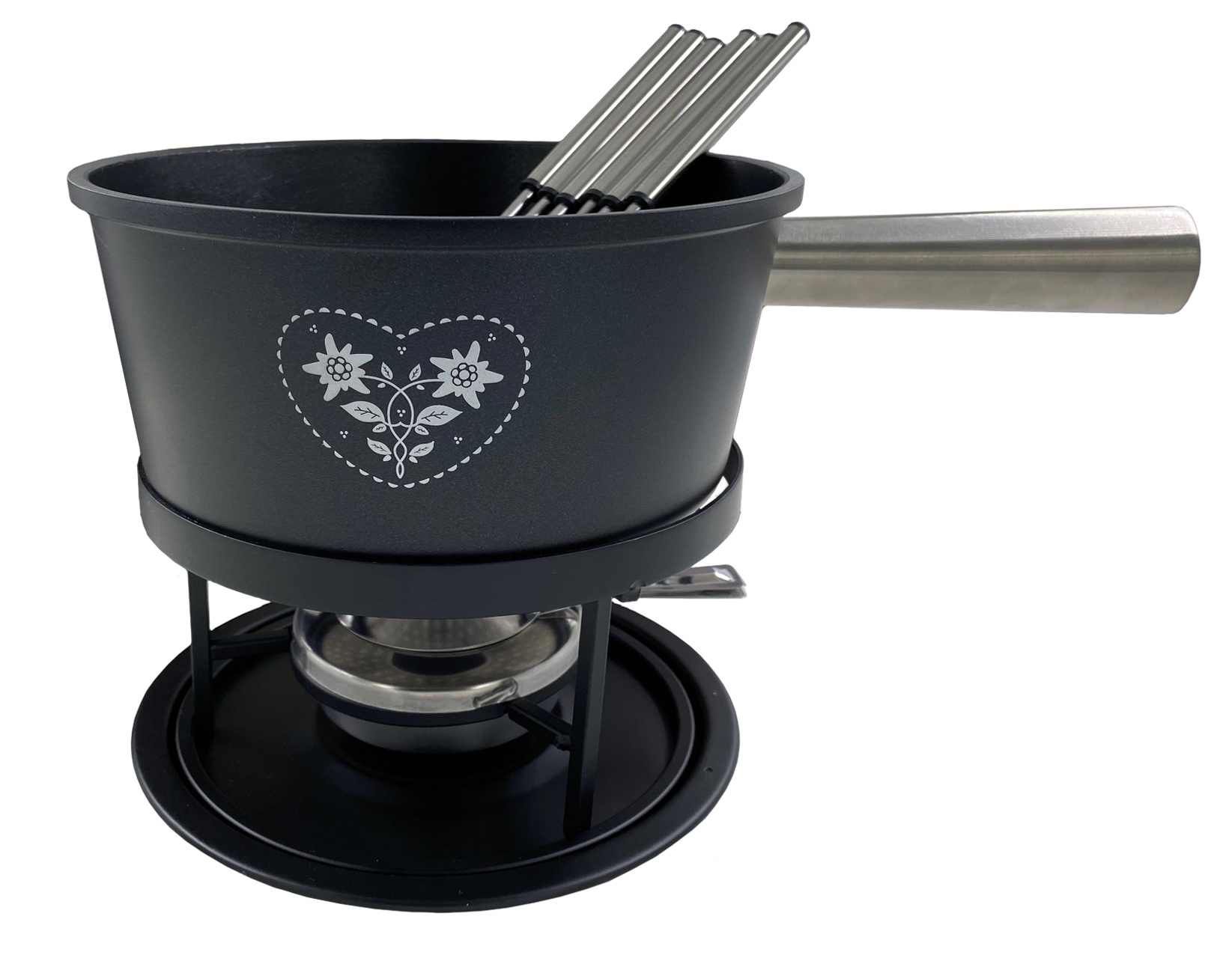 FOLK Set fondue alu 21 cm