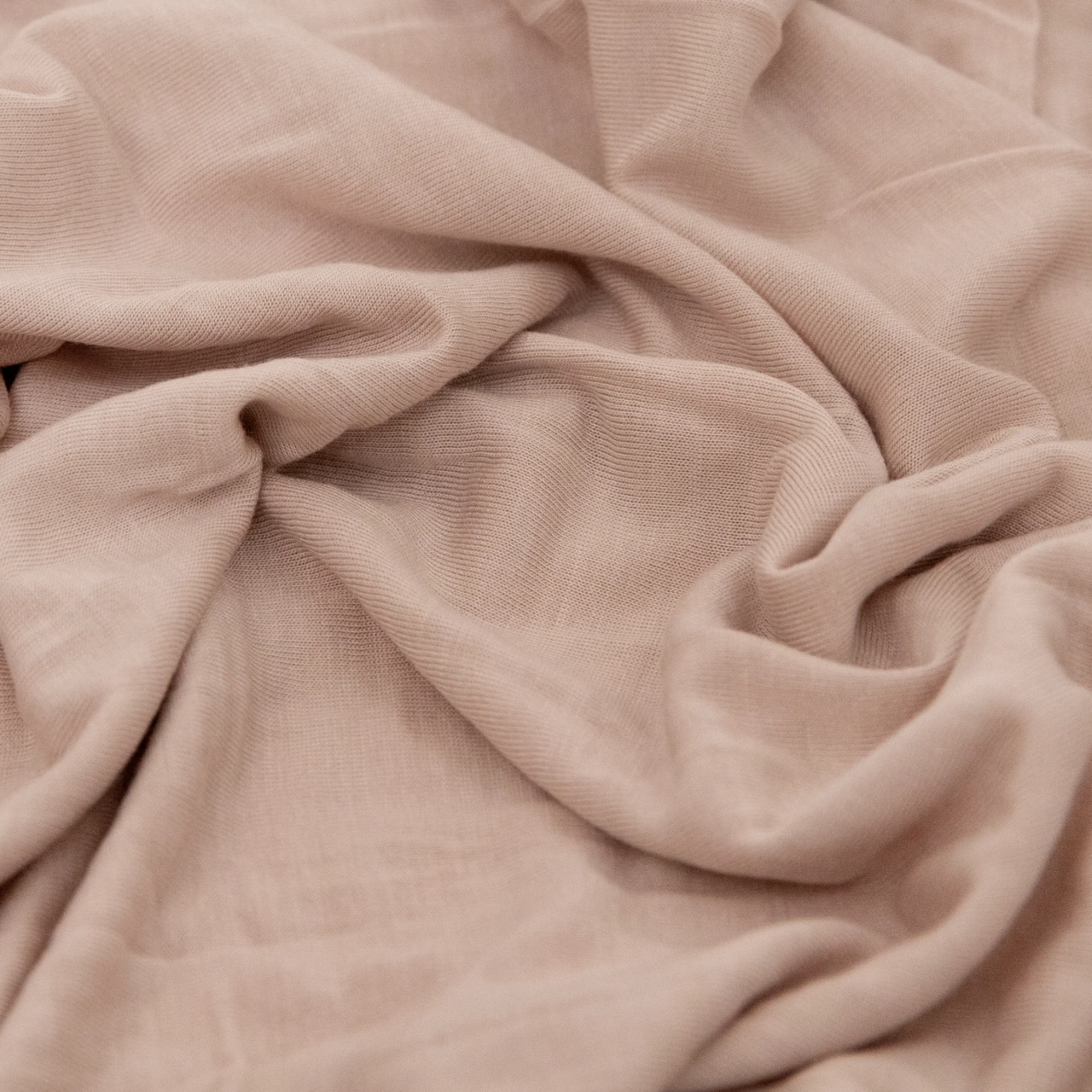 Stretch Knit Swaddle Single, Soft Blush Decke, Dekoration für Zuhause, Leinen