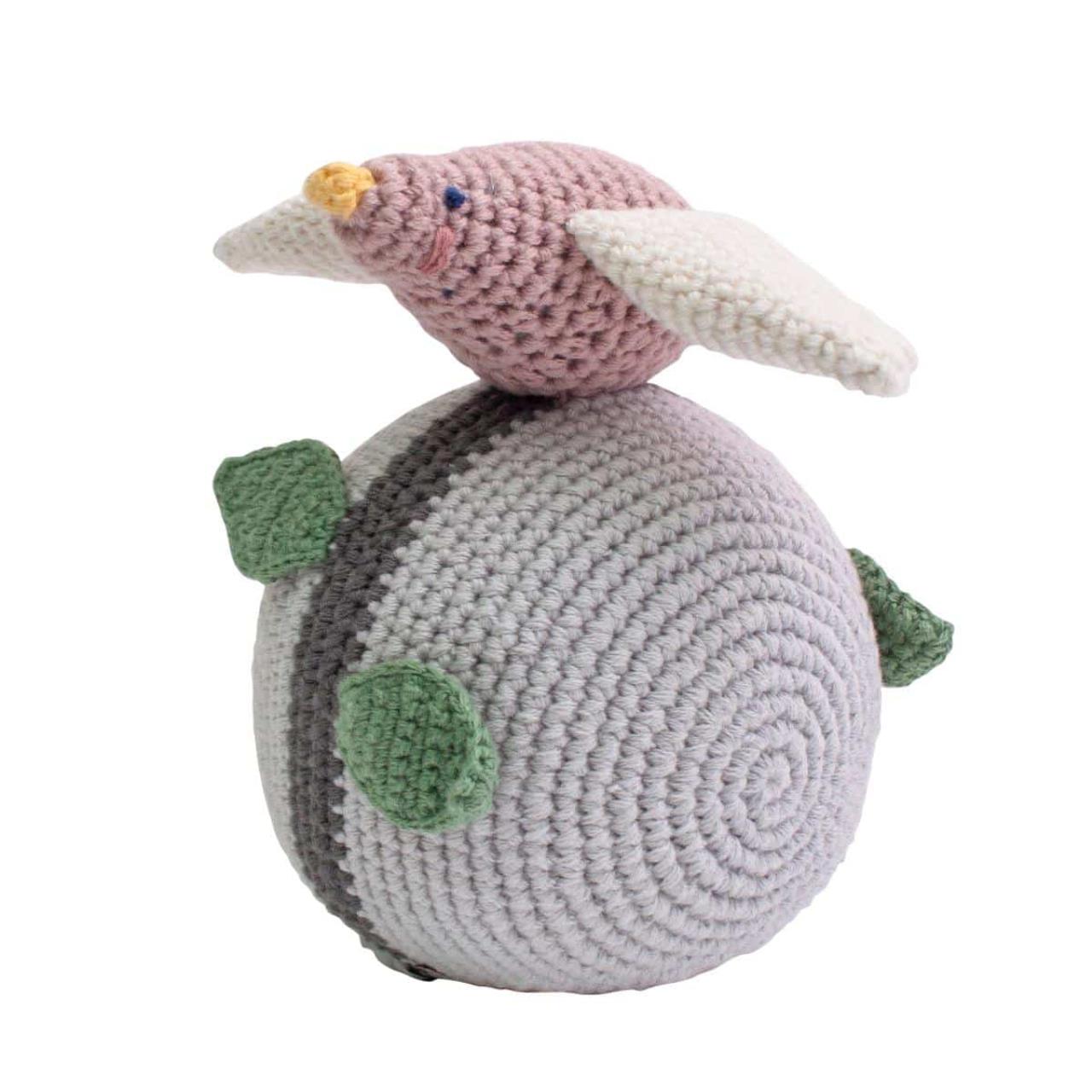 Häkel-Stehaufmännchen, Vogel