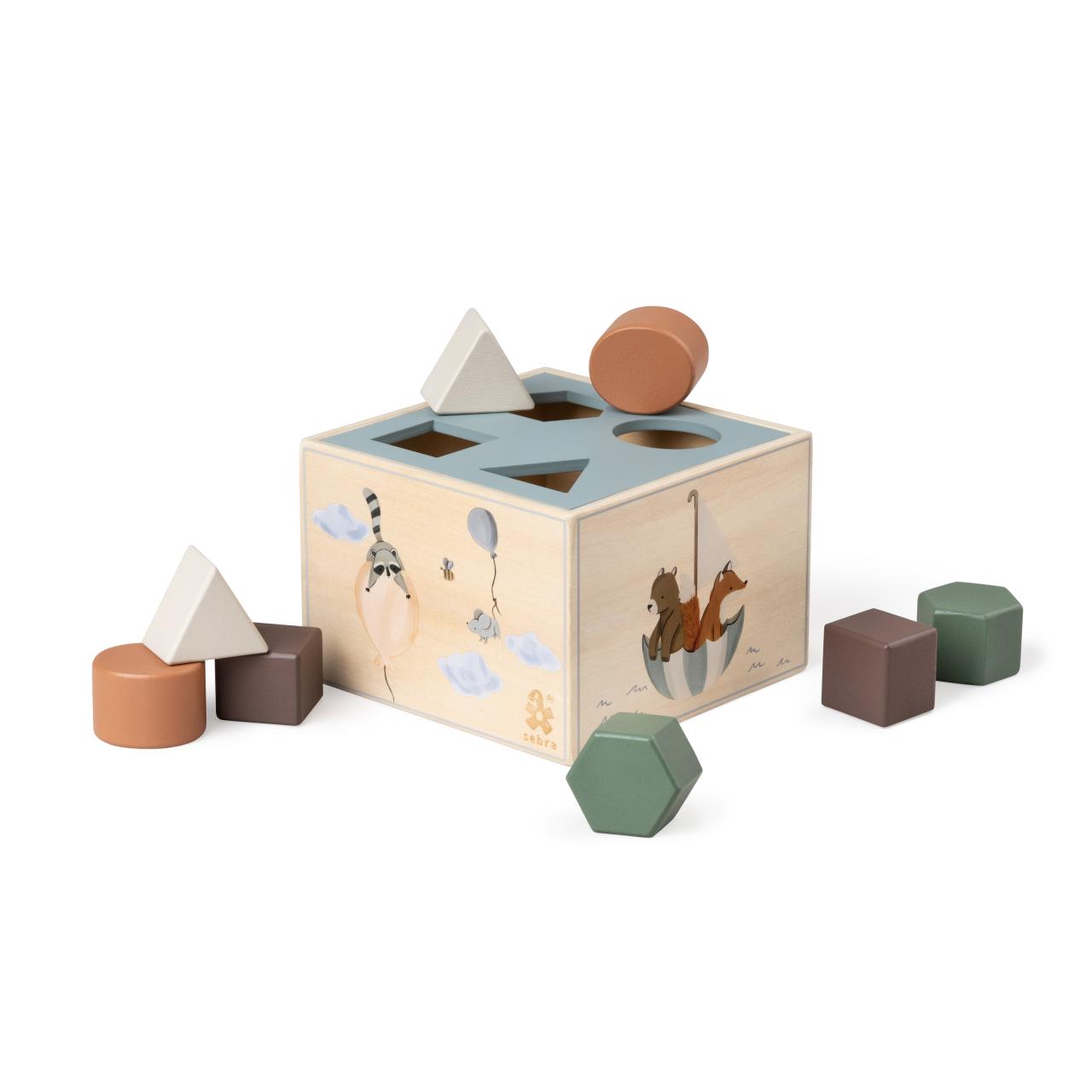 Formensteckspiel, Holz, World of Sebra