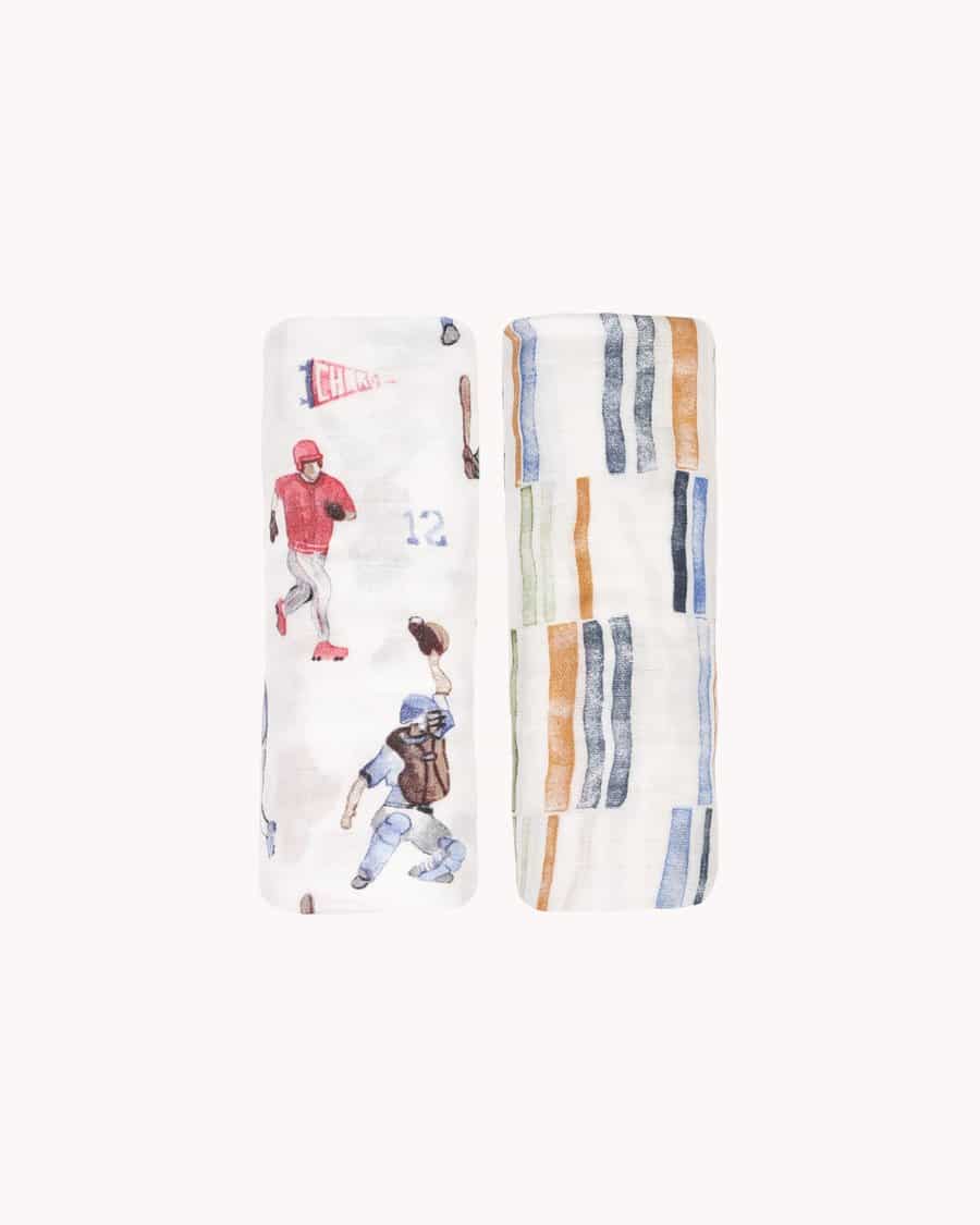 Deluxe Muslin Swaddle 2 Pack - Home Run