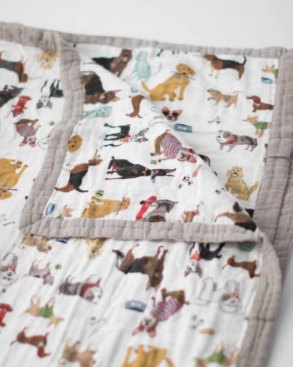 Big Kid Cotton Muslin Quilt - Woof