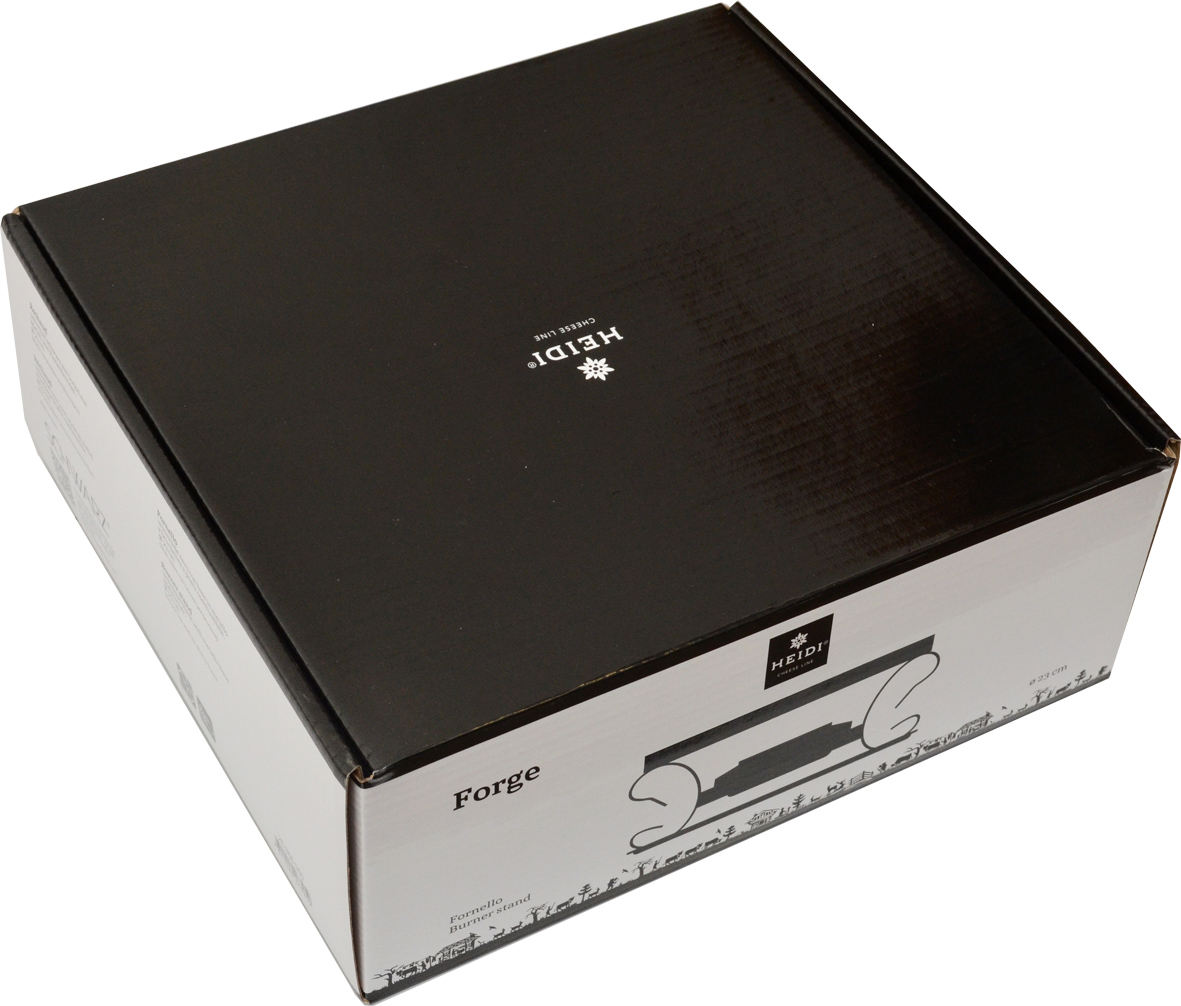 FORGE Rechaud schwarz+Brenner