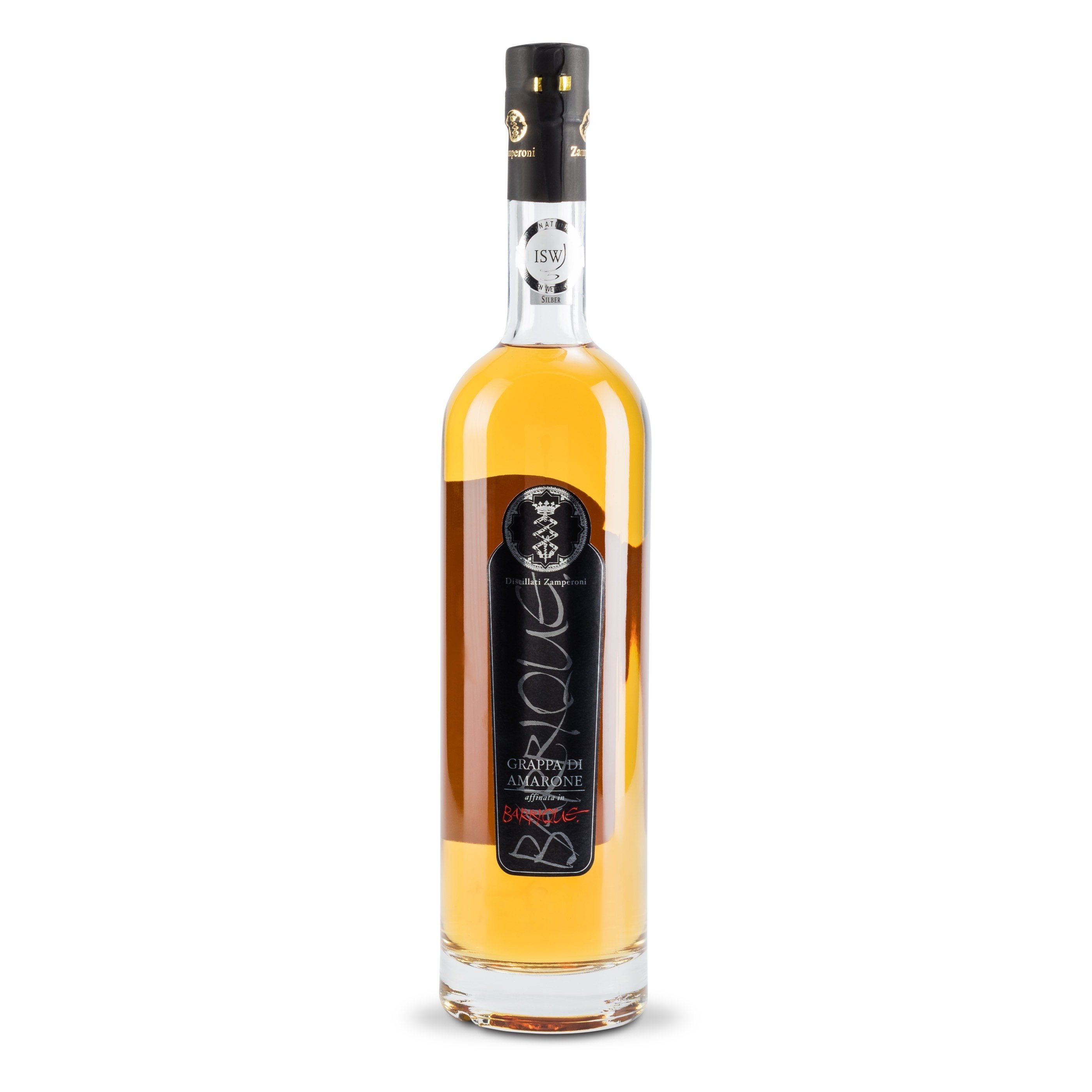 Destillato Zamperoni Grappa di Amarone, affinata in Barrique, 70cl, 40%