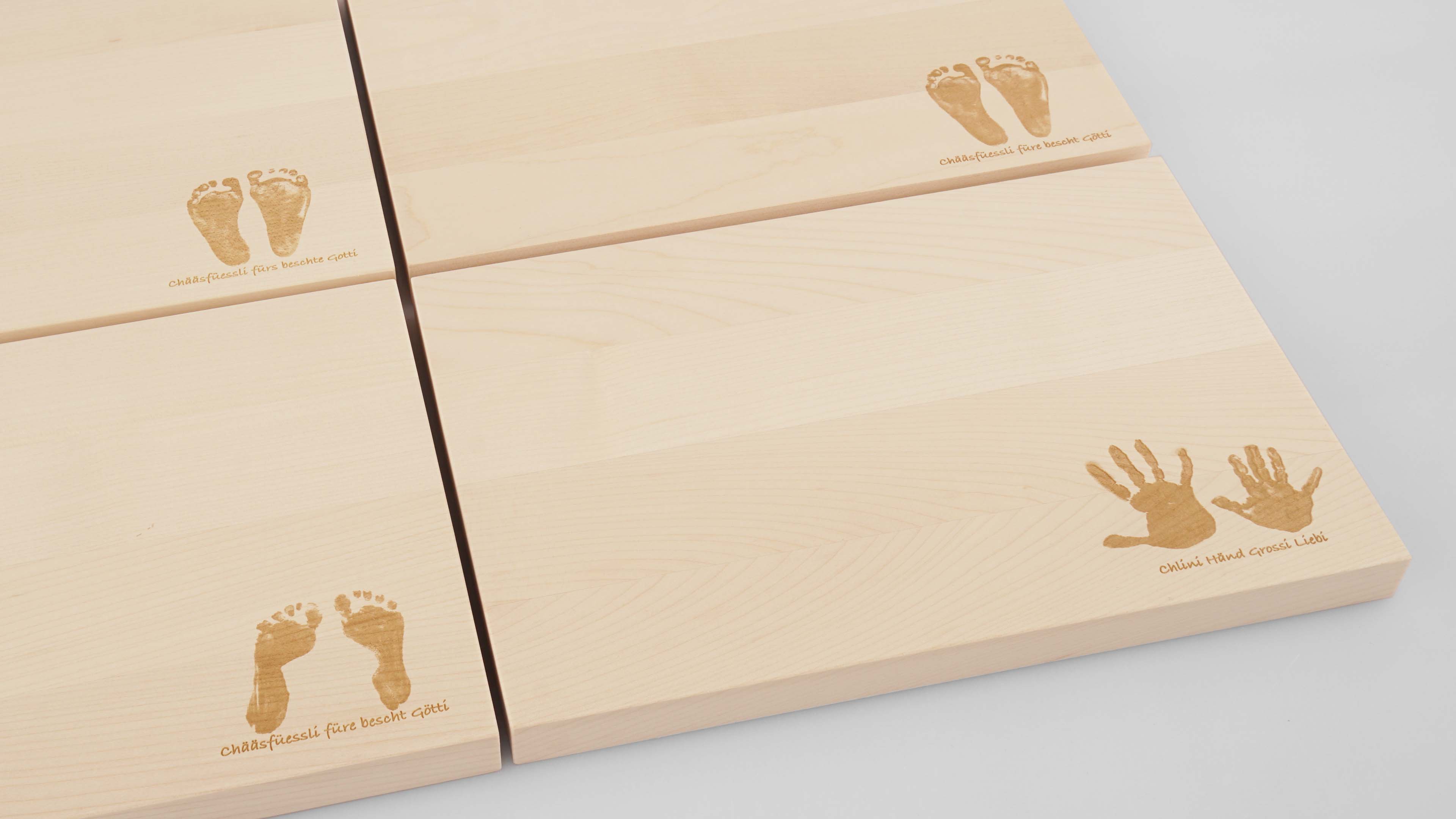 holzplatte, holz, baby fußabdruck, handabdruck, holzdekoration