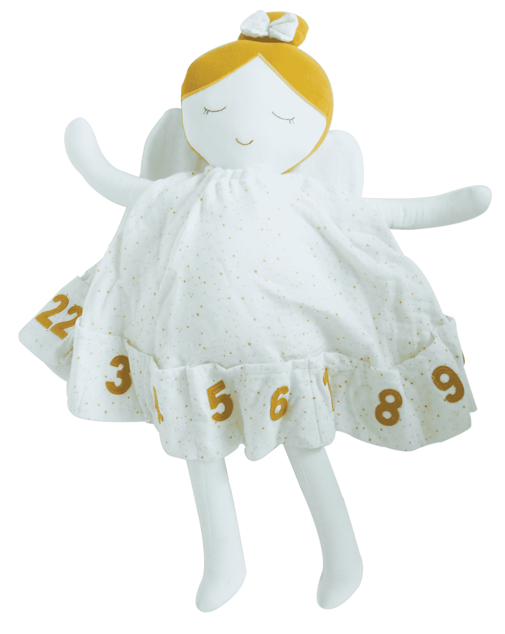 Adventskalender Puppe Engel