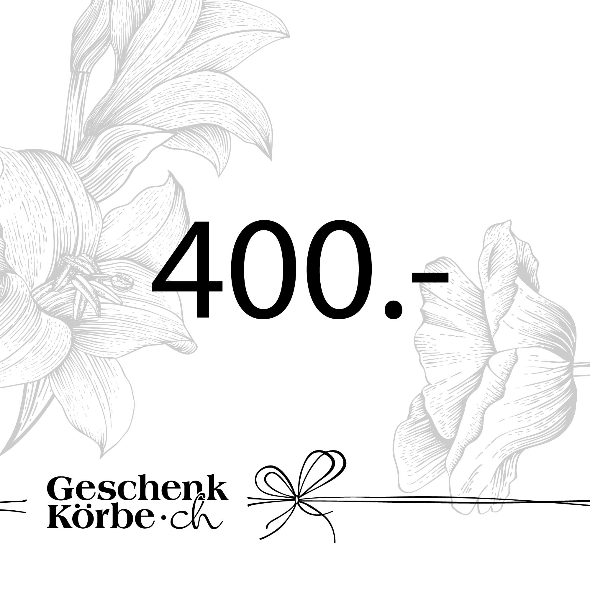 Gutschein - 400CHF