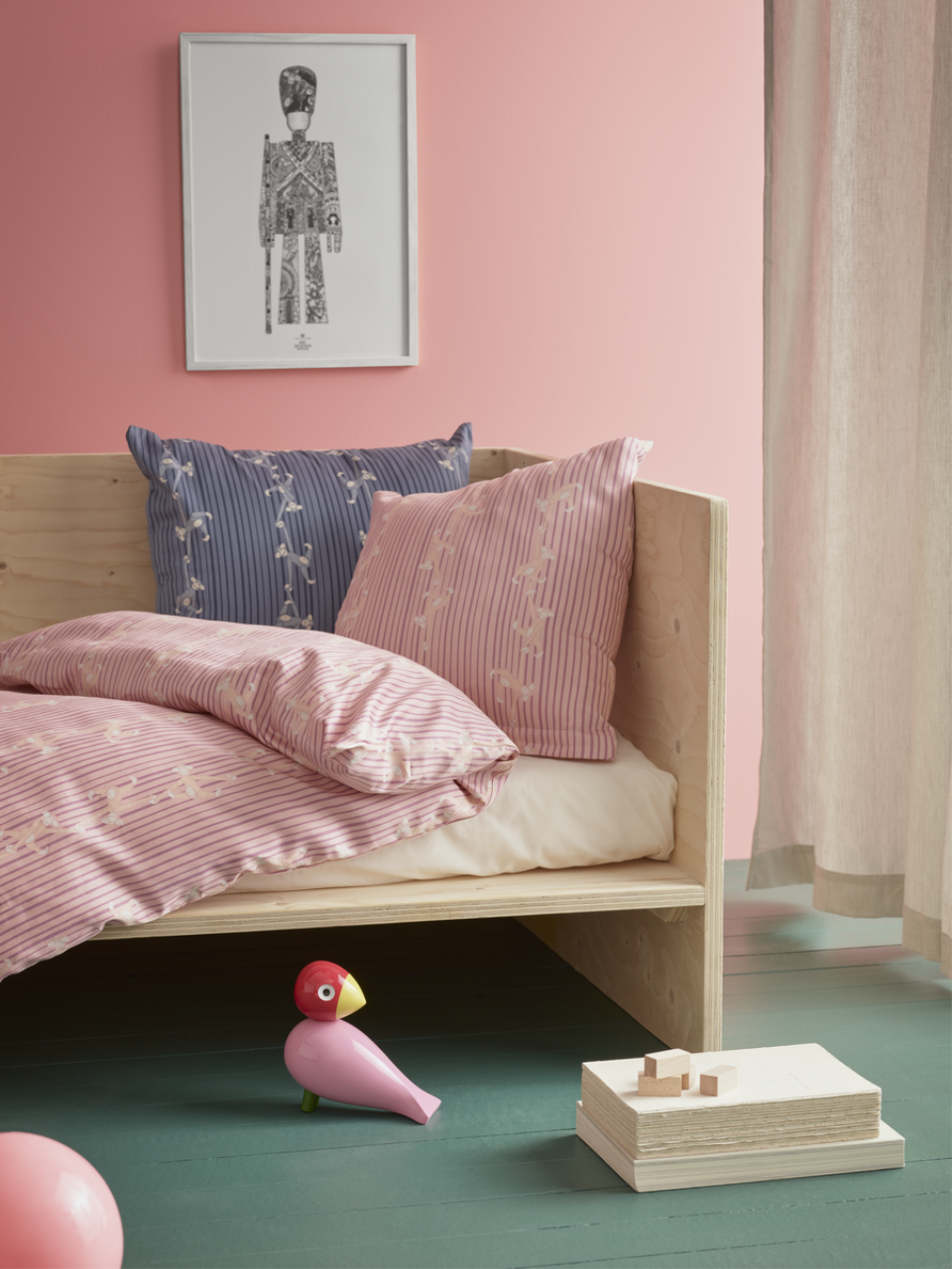 Bettwäsche Affe Junior DK, Rosa