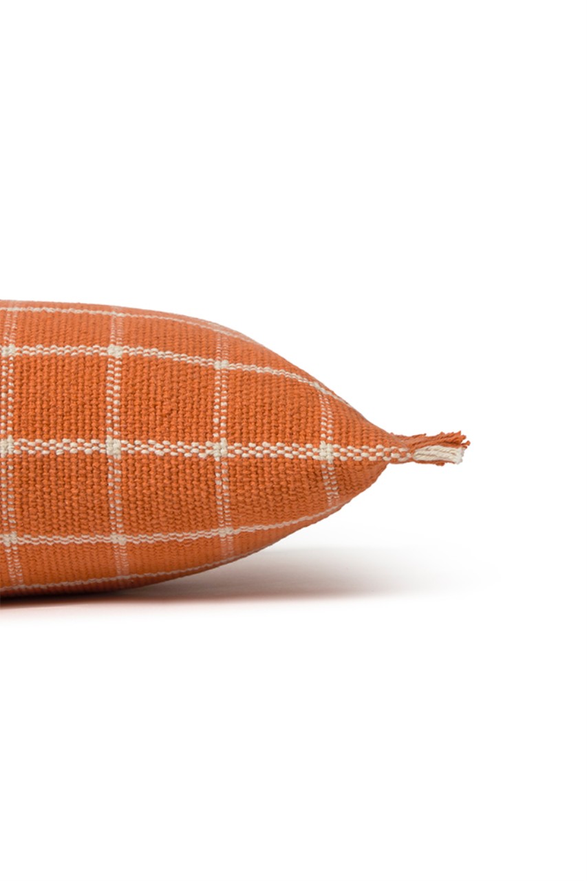 Kissen, Kissenbezug, Kuschelkissen, Orangene Farbe, Geometrisches Muster