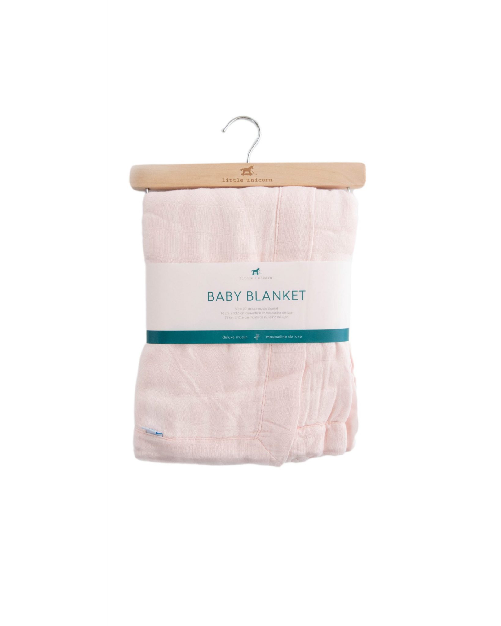 Deluxe Muslin Baby Blanket - Blush