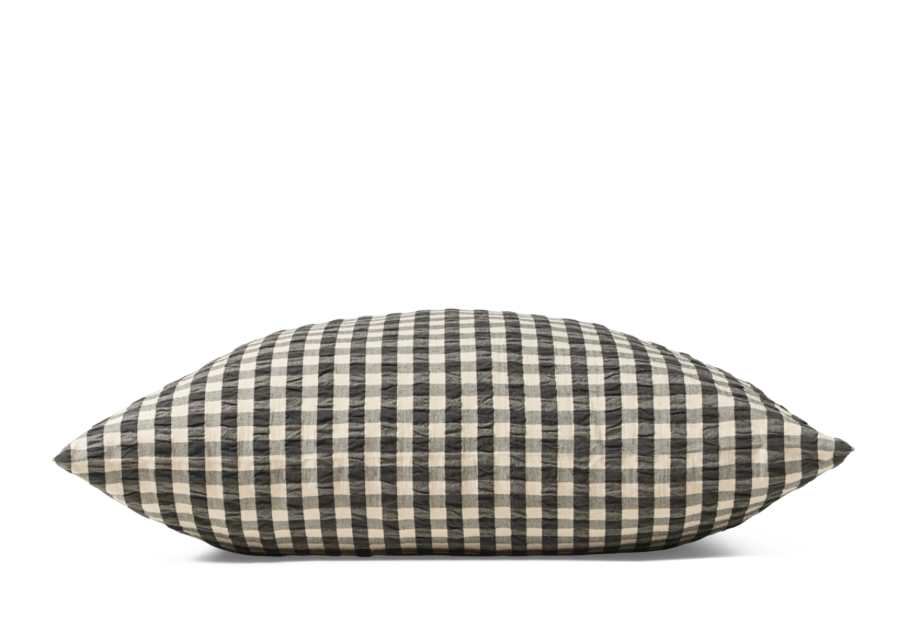 Bæk&Bølge Kissenbezug DK, 63x60cm, Schwarz/Sand
