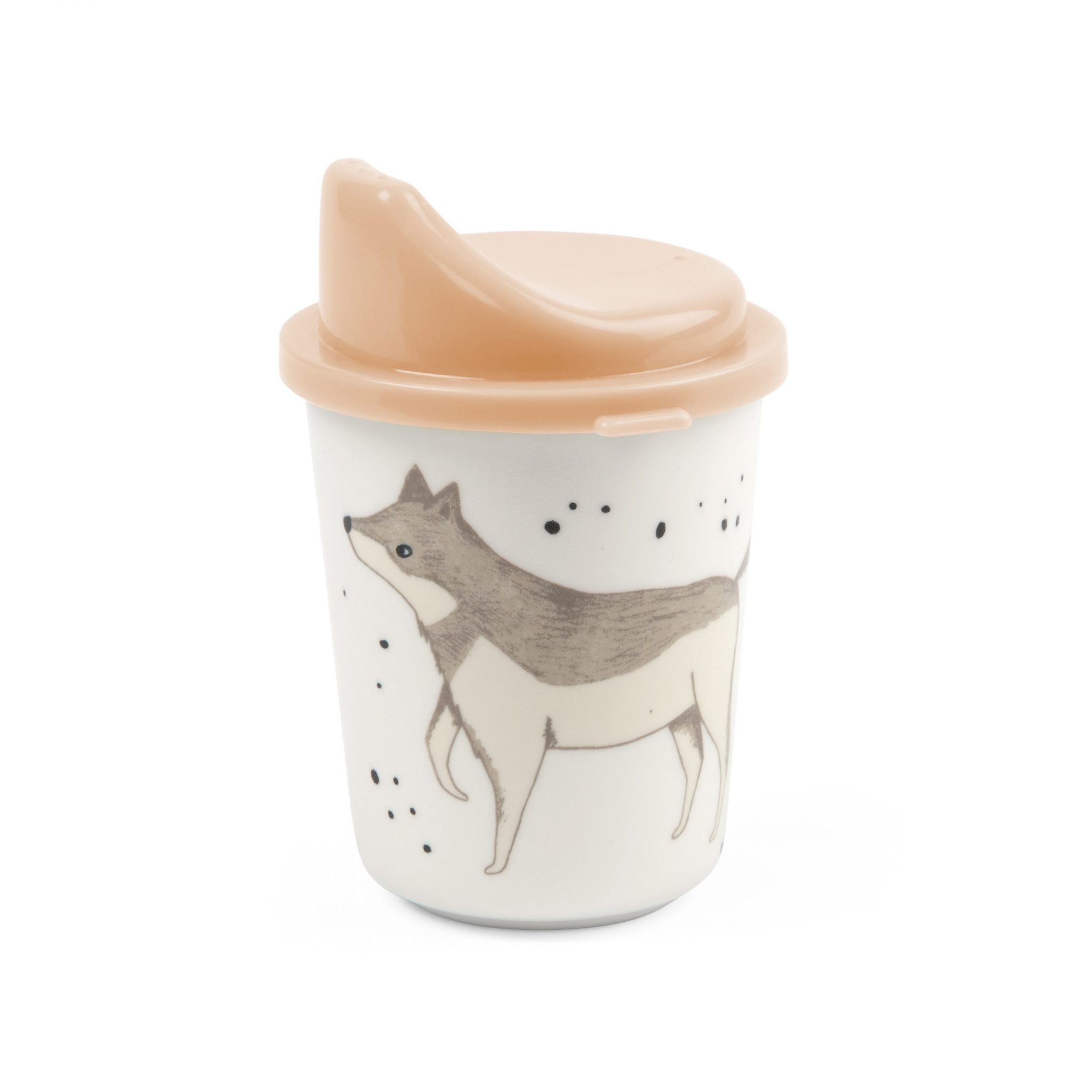 Sebra Melamin-Schnabeltasse, Nightfall, dreamy rose