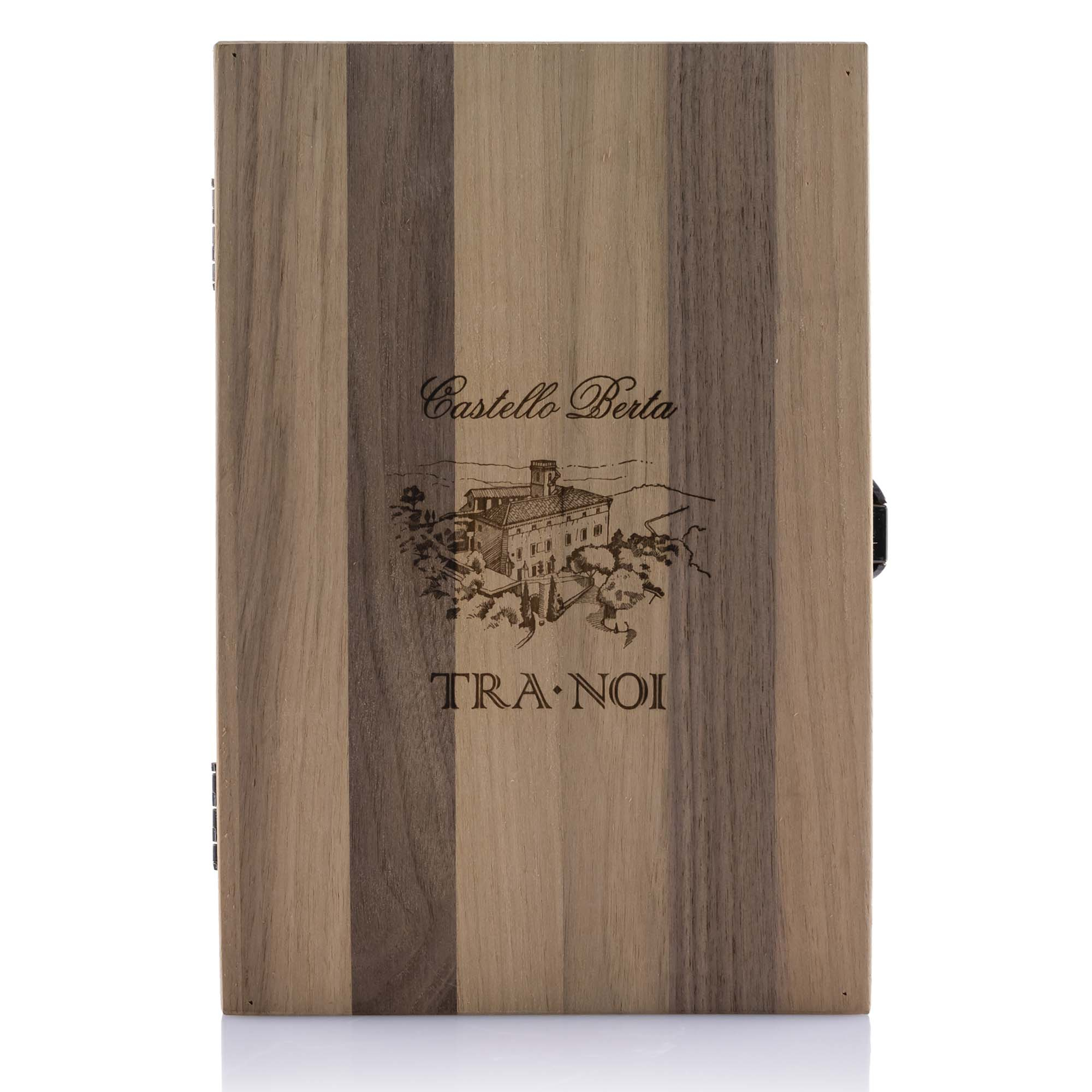 Grappa Tra Noi "Amarone" von Berta 42% in Holzkiste, 70cl