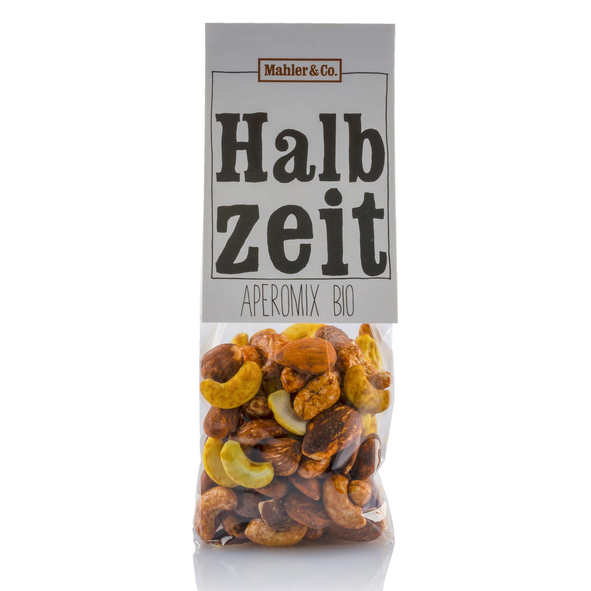 Bio Halbzeit Aperomix Cashews & Mandeln, 140g