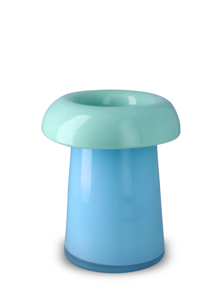 Hocker Pilz, Stuhl, Kunststoff, Blau, Mintgrün