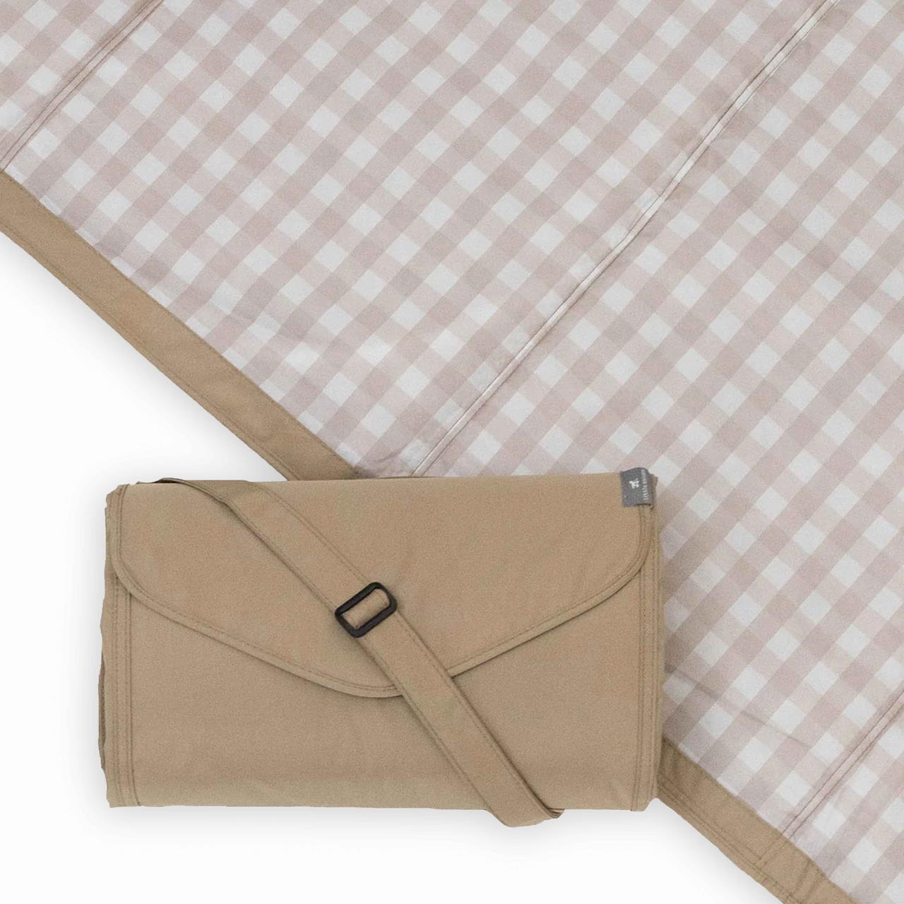 Picknick-Decke Beige Buffalo Check