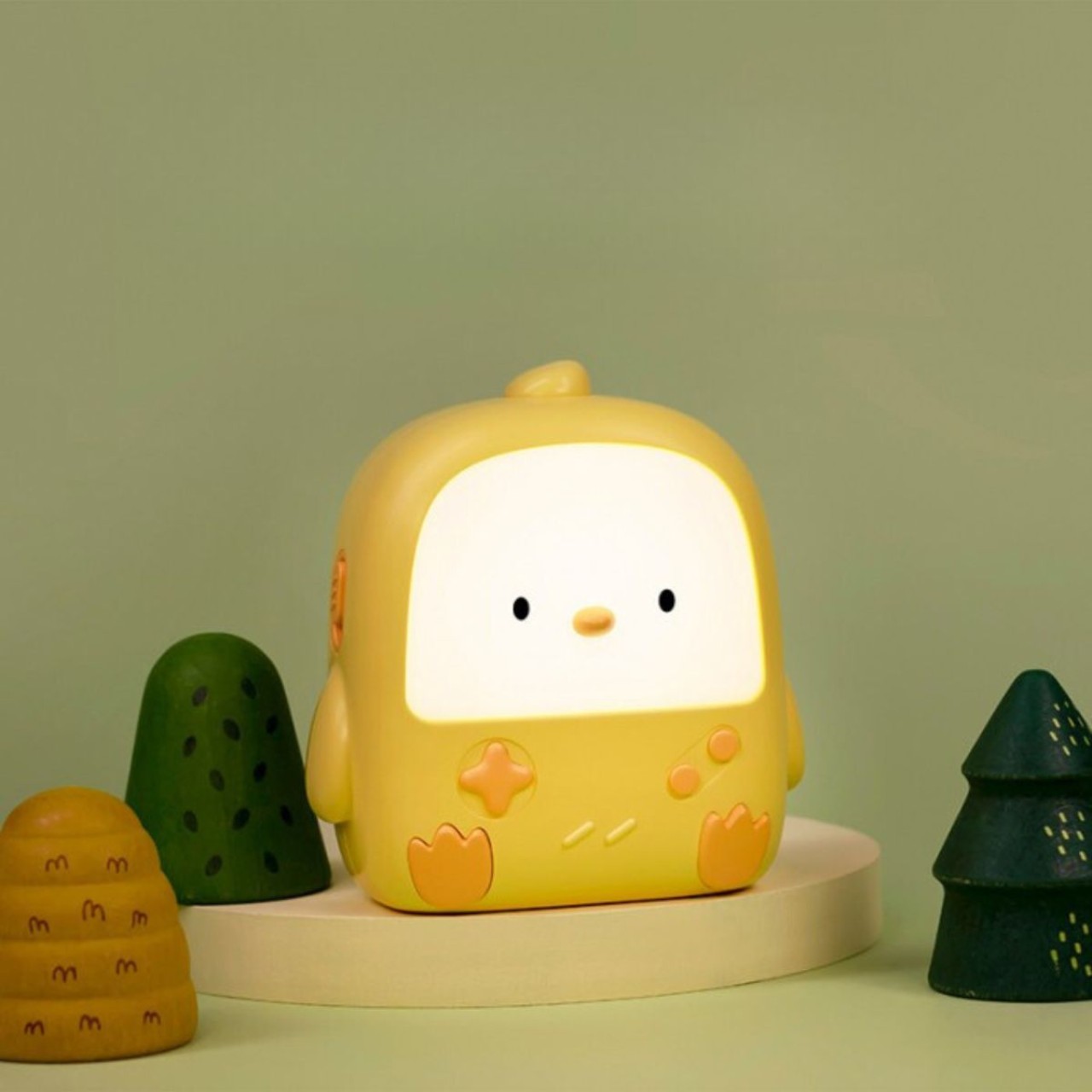 Spielzeug, Kinderlampe, LED-Lampe, Gelb, Süßes Design, Animalesk