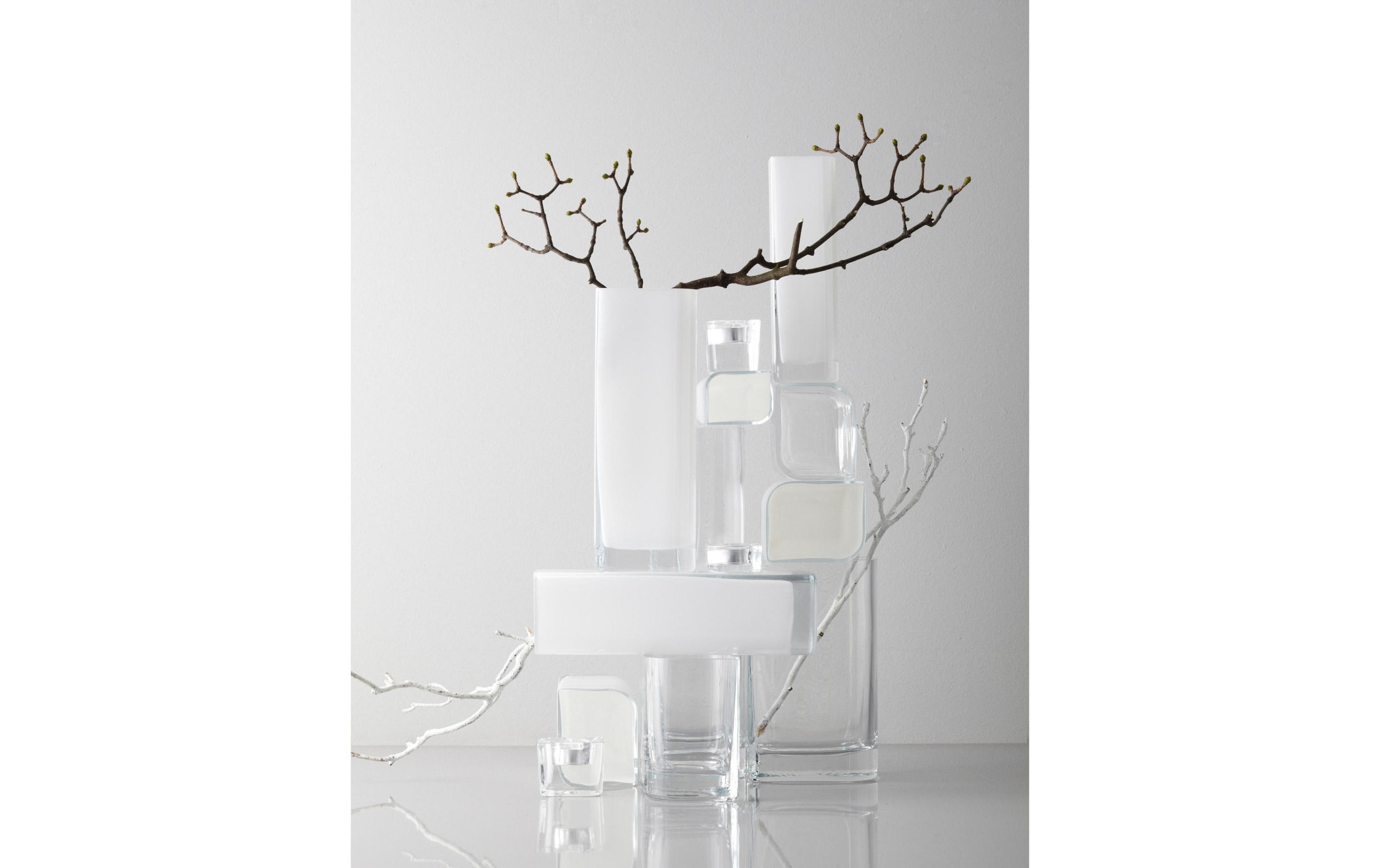 Leonardo Vase Lucca transparent 25x8cm