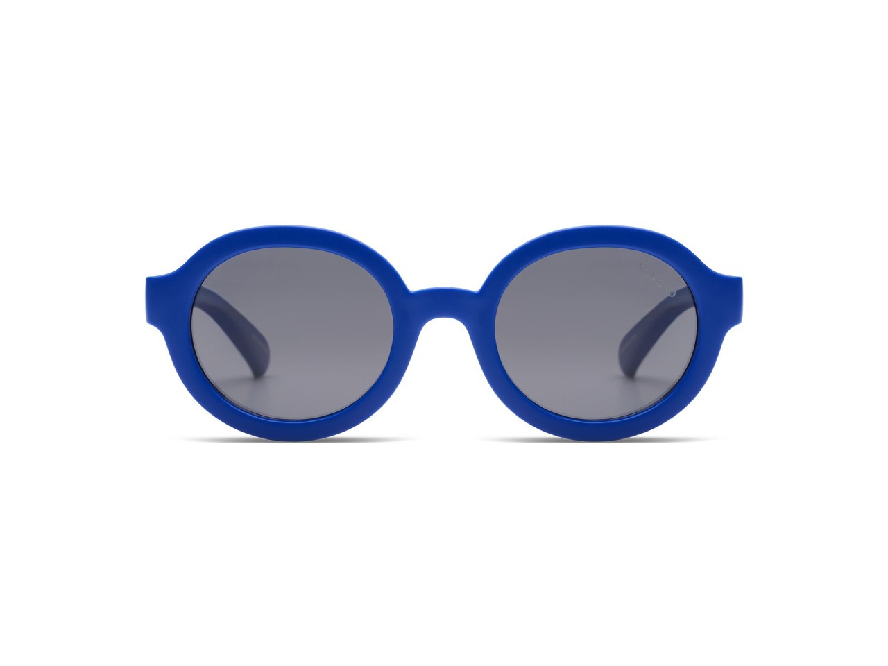  sunglasses,  blau rahmen,  runde gläser,  graue gläser,  kindergroße