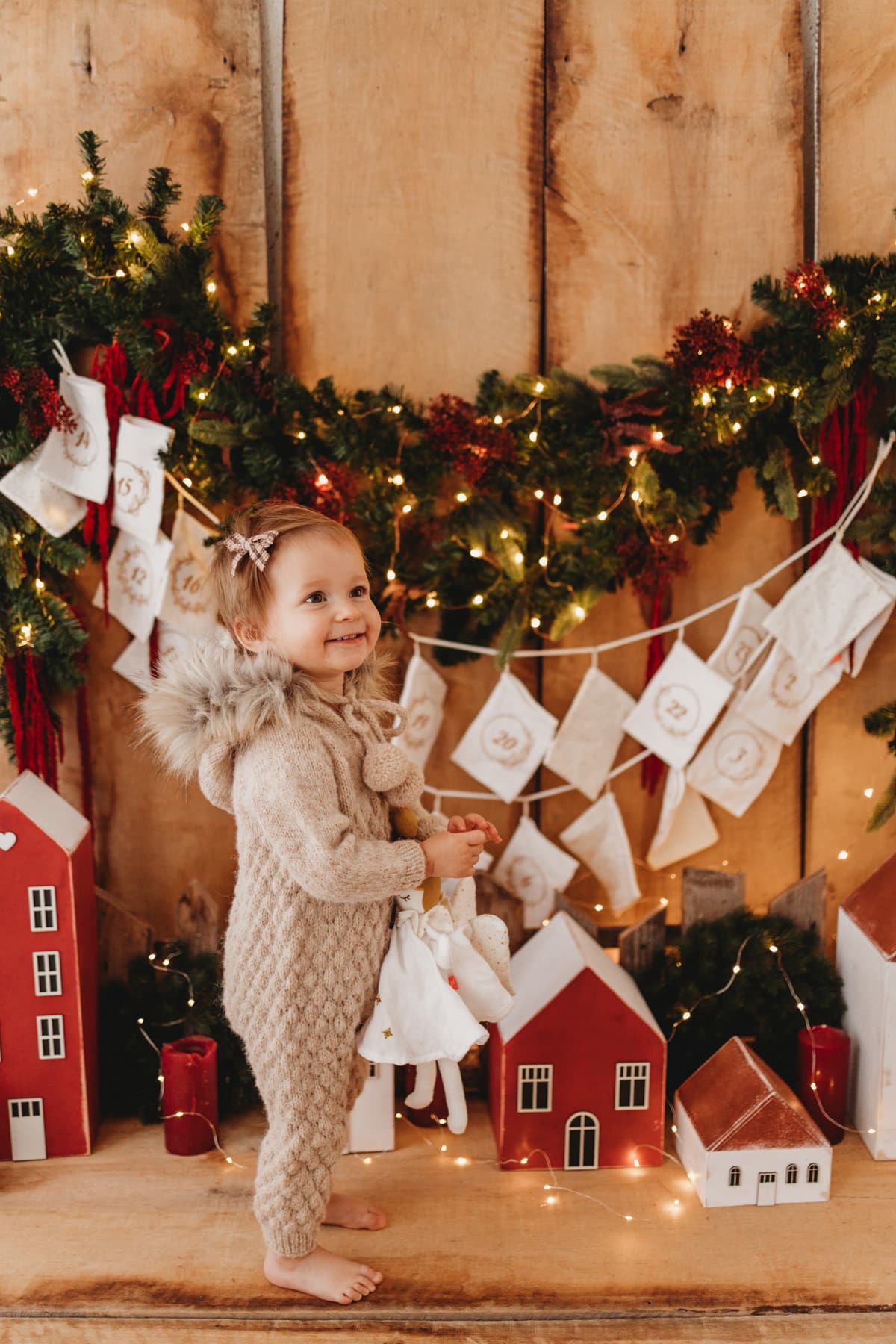 Adventskalender Hänger, Muslin Sparkling