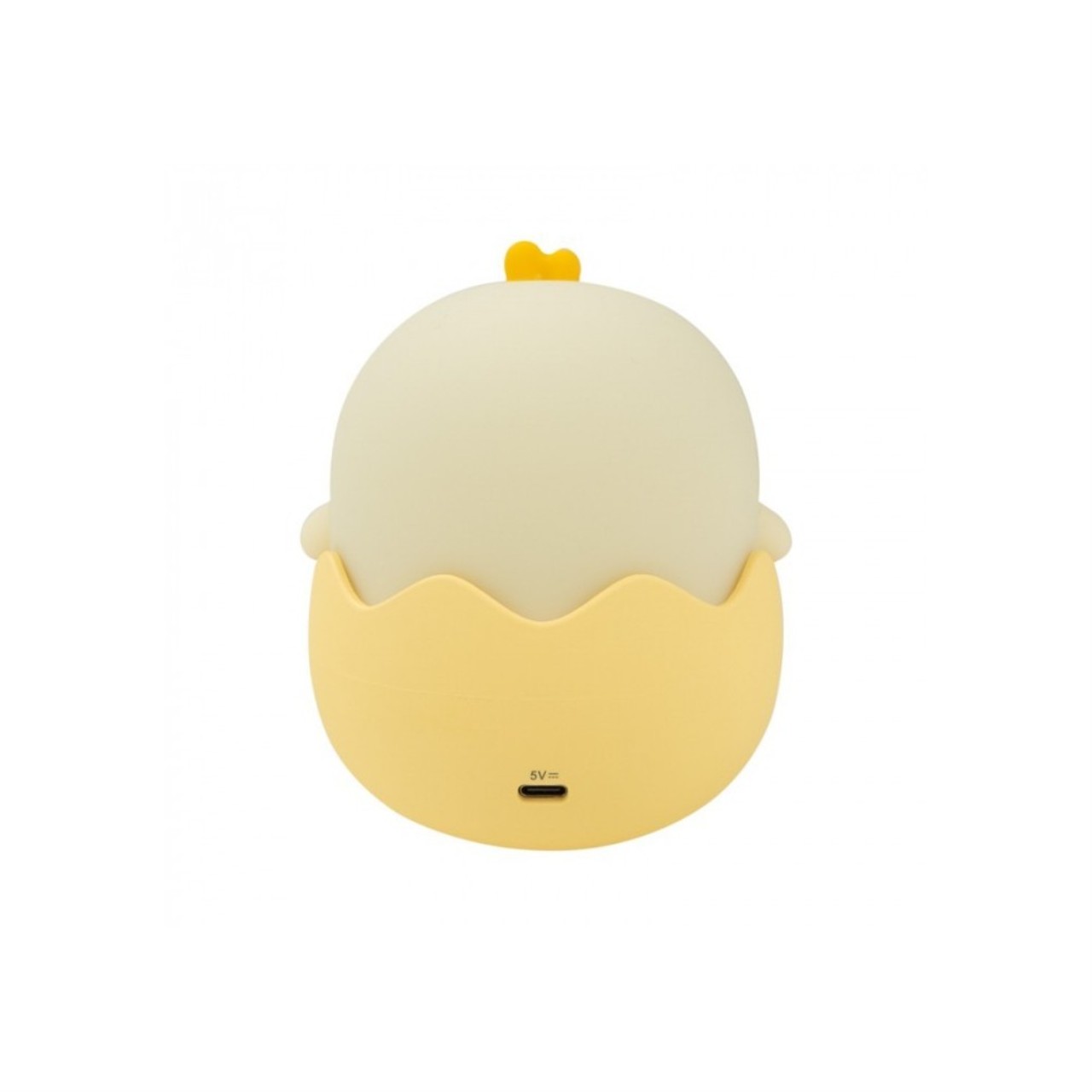 Eierform, Ladestation, USB-C, Gelb, Desktop-Deko