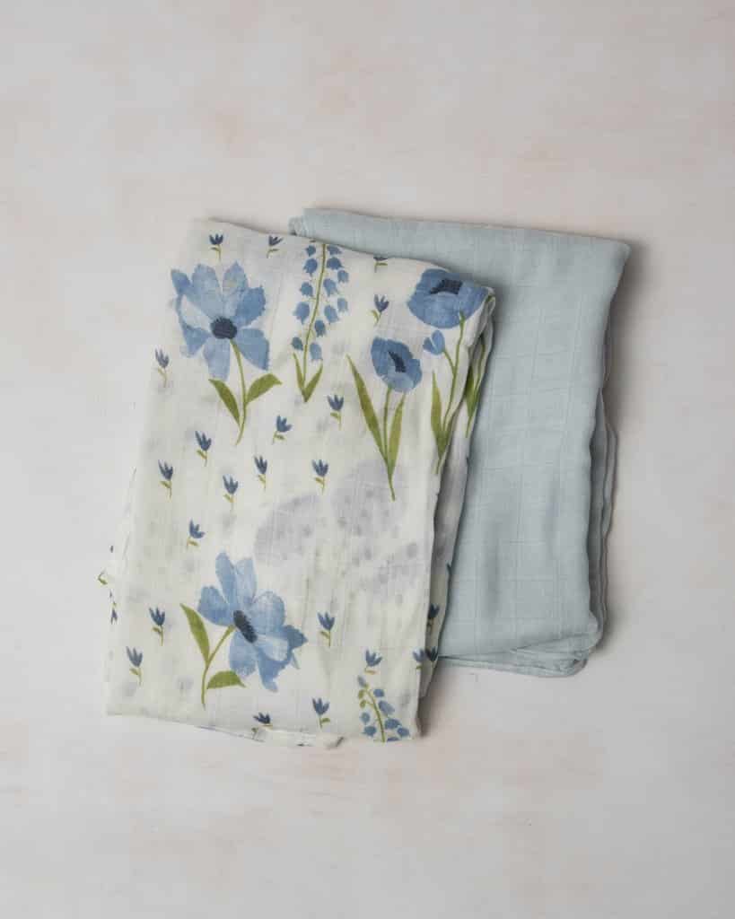 Deluxe Muslin Swaddle 2 Pack - Houndstooth Deluxe Muslin Swaddle 2 Pack - Houndstooth