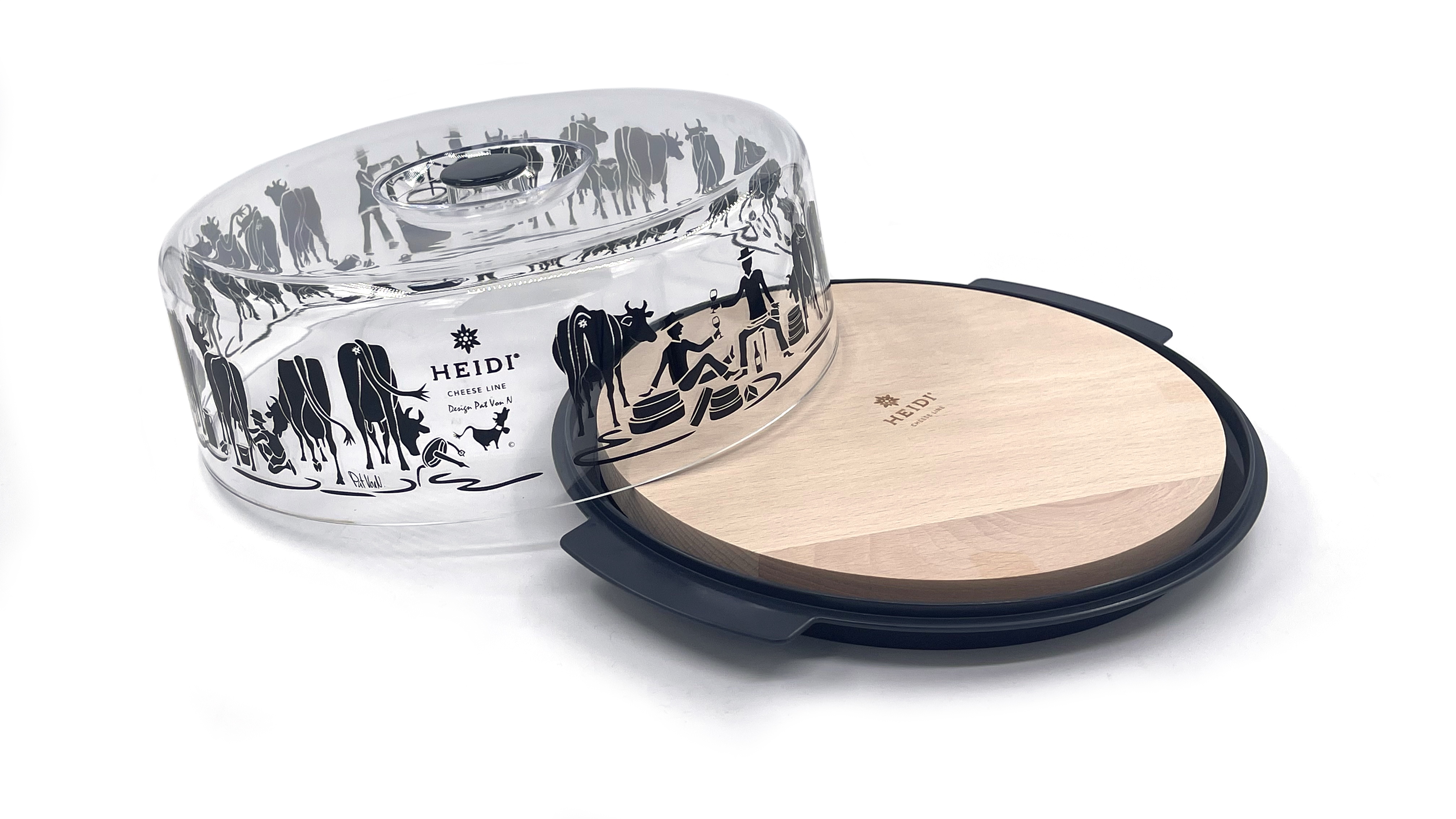 ALPES Käsebox ø26 cm, schwarz ALPES Käsebox ø26 cm, schwarz
