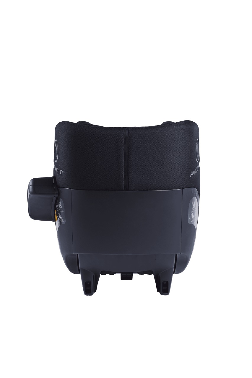 autokindersitz, hindernisloser, opp, schwarz, gurtführung