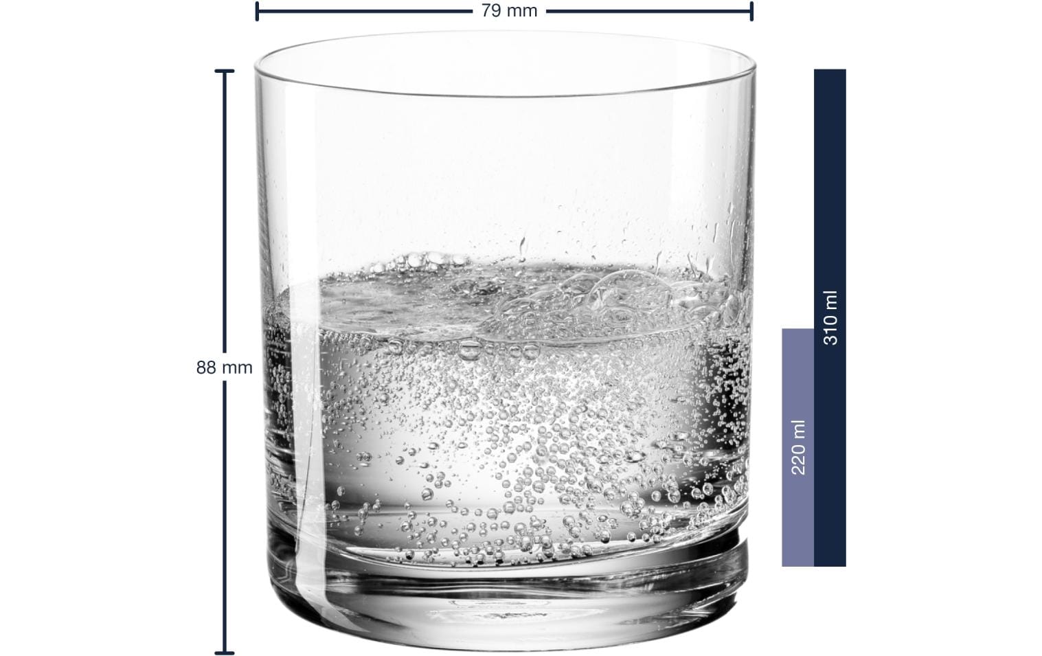 Leonardo Wasserglas Easy maxi 310ml