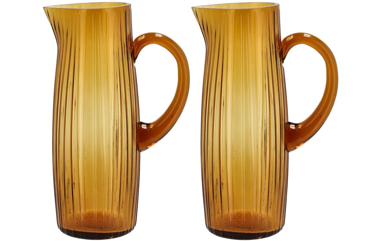 glas, karaffe, orange, spiegelnde oberfläche, duo-set