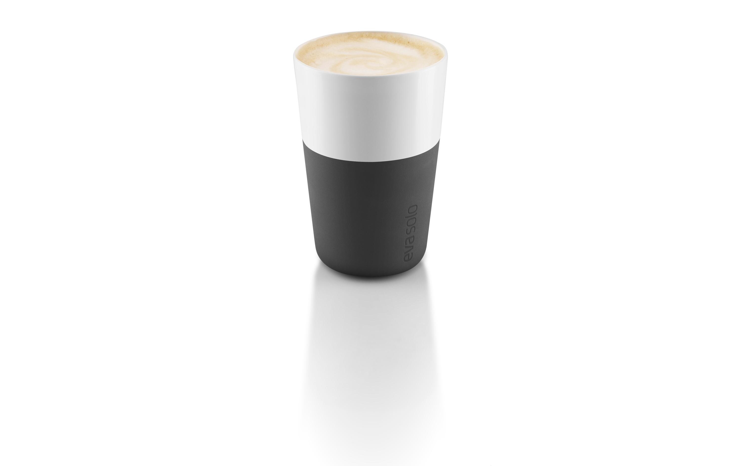 Eva Solo Caffé Latte-Becher Set Black