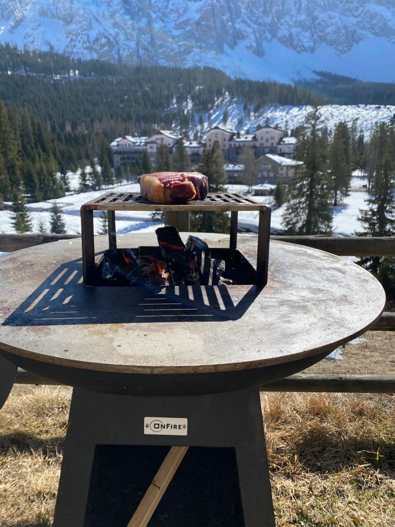 Quadratischer Grill-Aufsatz für BBQ OnFire Quadratischer Grill-Aufsatz für BBQ OnFire