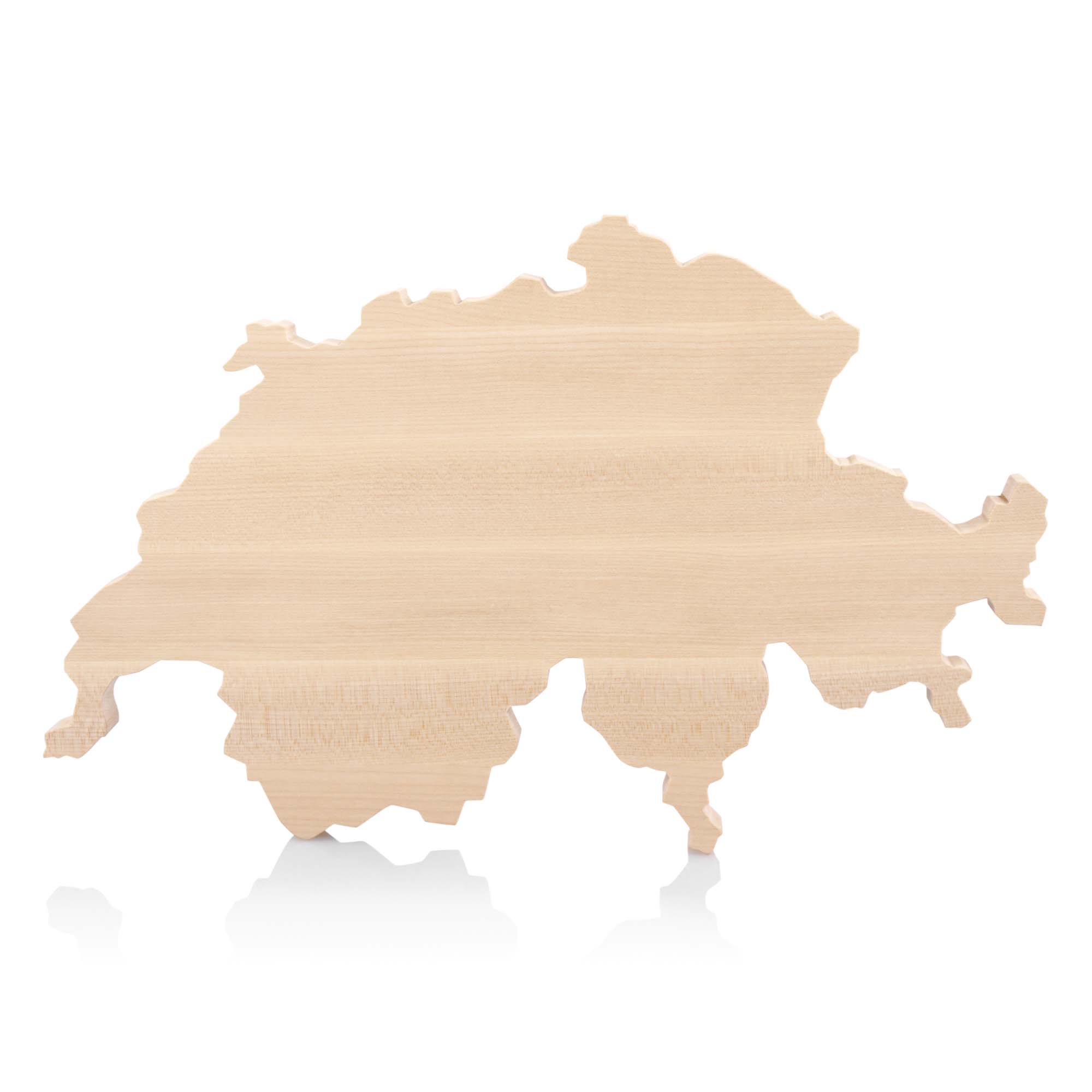 Schneidebrett Schweiz Ahorn massiv Swiss Made, 390x249x20mm