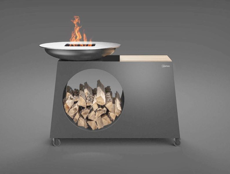 OnFire BBQ Kochinsel schwarz pulverbeschichtet