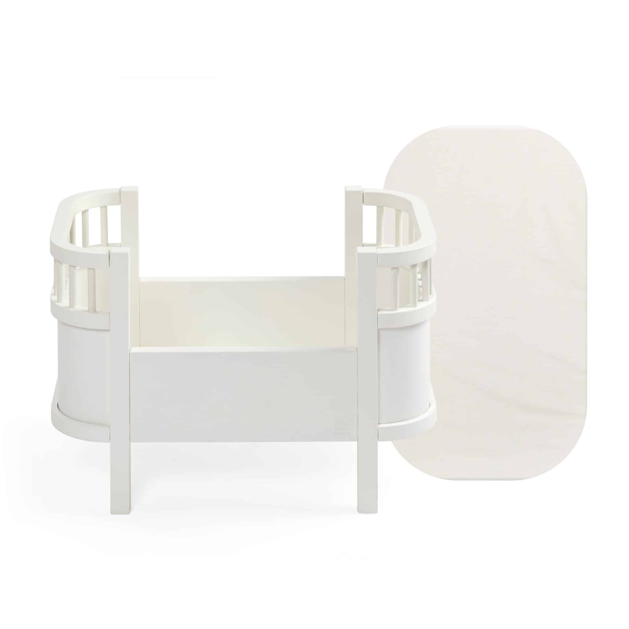 Sebra Puppenbett + Matratze, classic white