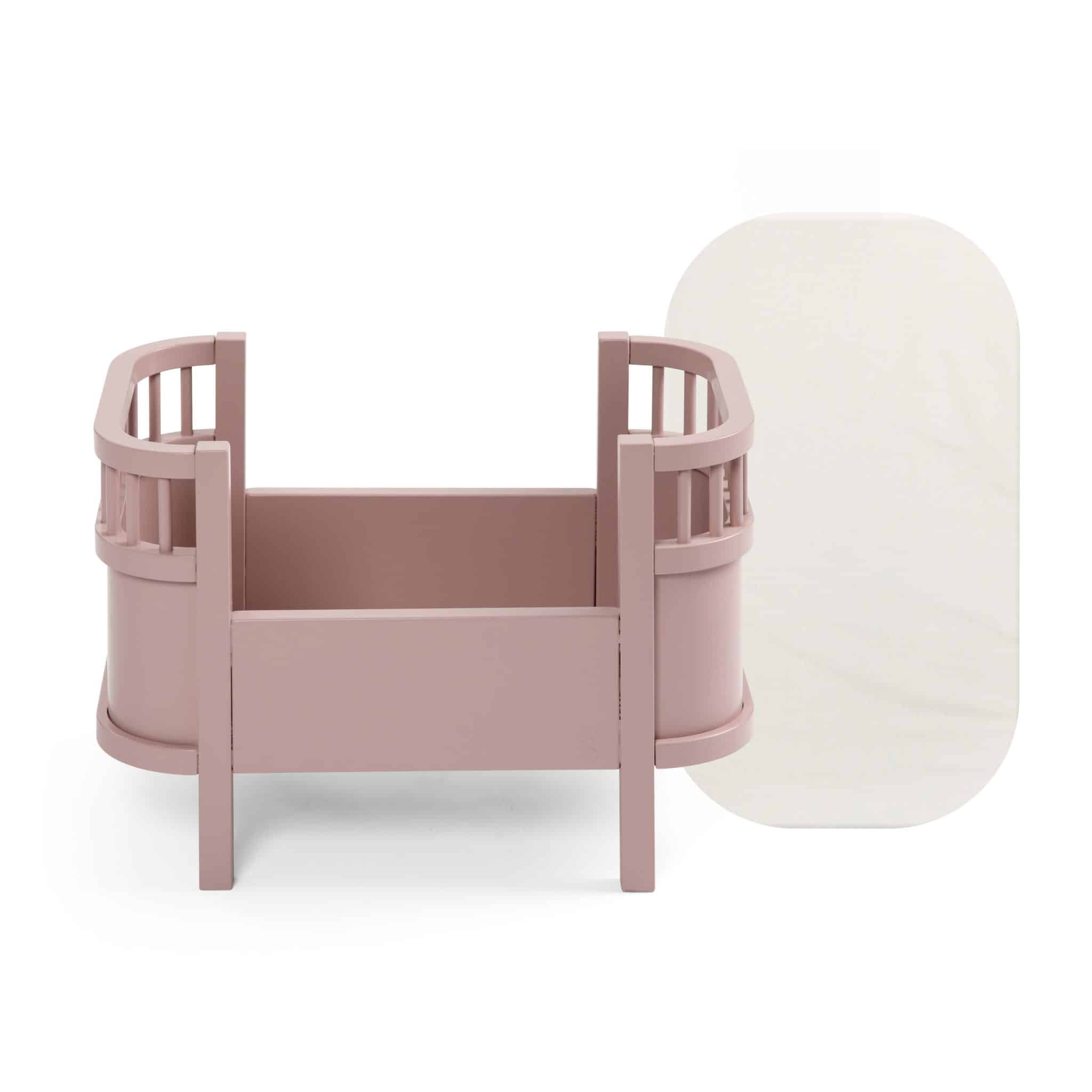 Sebra Puppenbett + Matratze, blossom pink