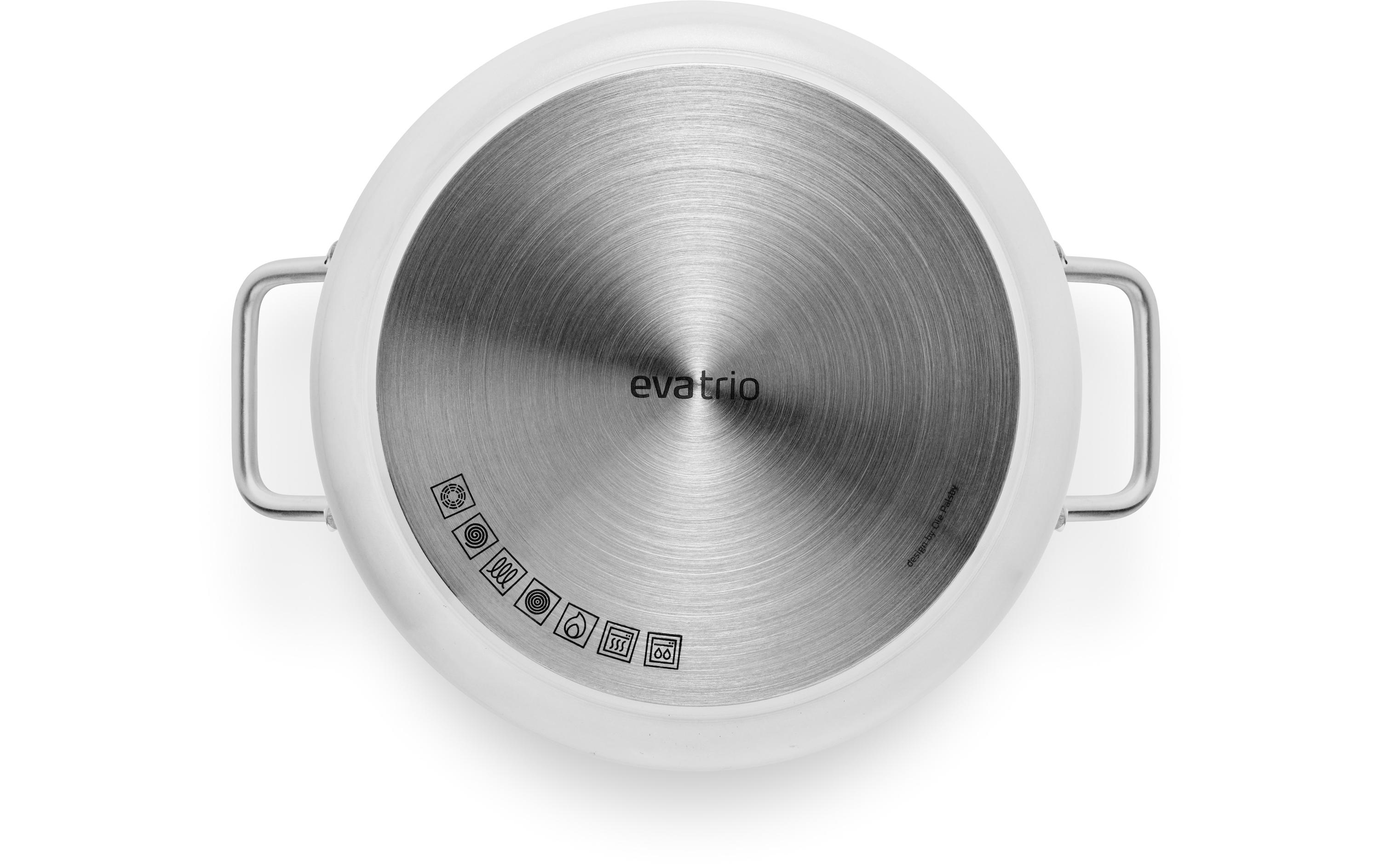 Eva-Trio Kochtopf White Line 7l